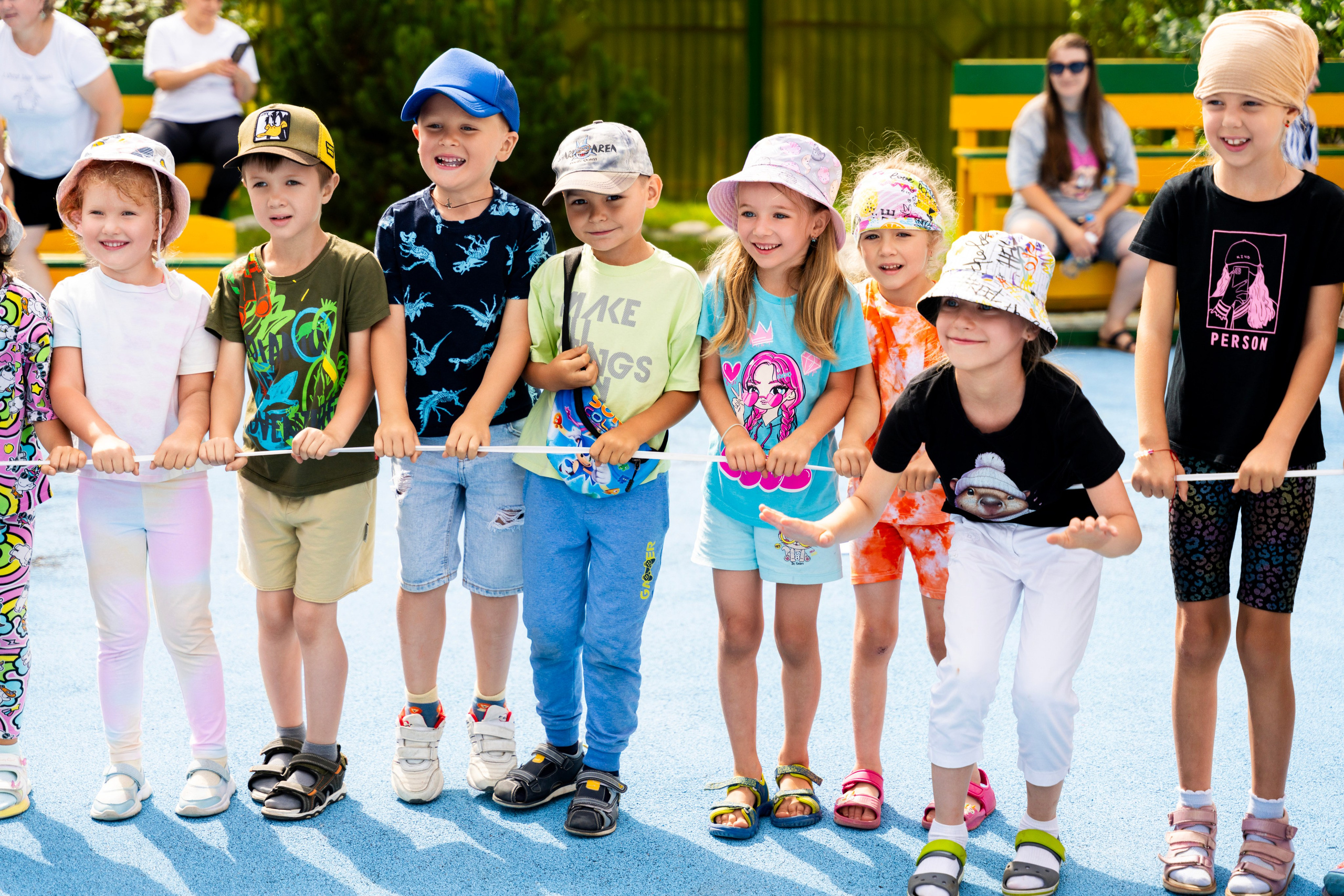Игры на свежем воздухе. Фотограф Юлия Попова