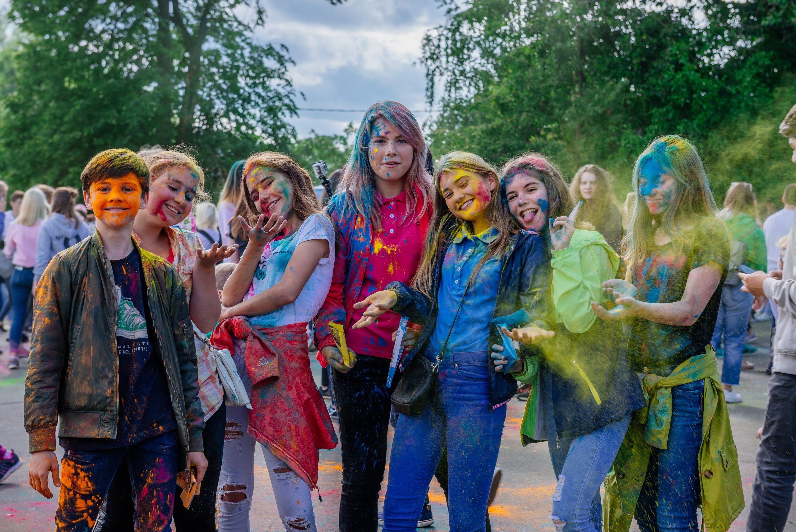 Фестиваль красок Holi. Москва, МО. Фотограф LANA STIL. Семейный, репортажный фотограф, студия. Женский, мужской портрет. Фотографирую территориально в г. Королев, Москва, МО