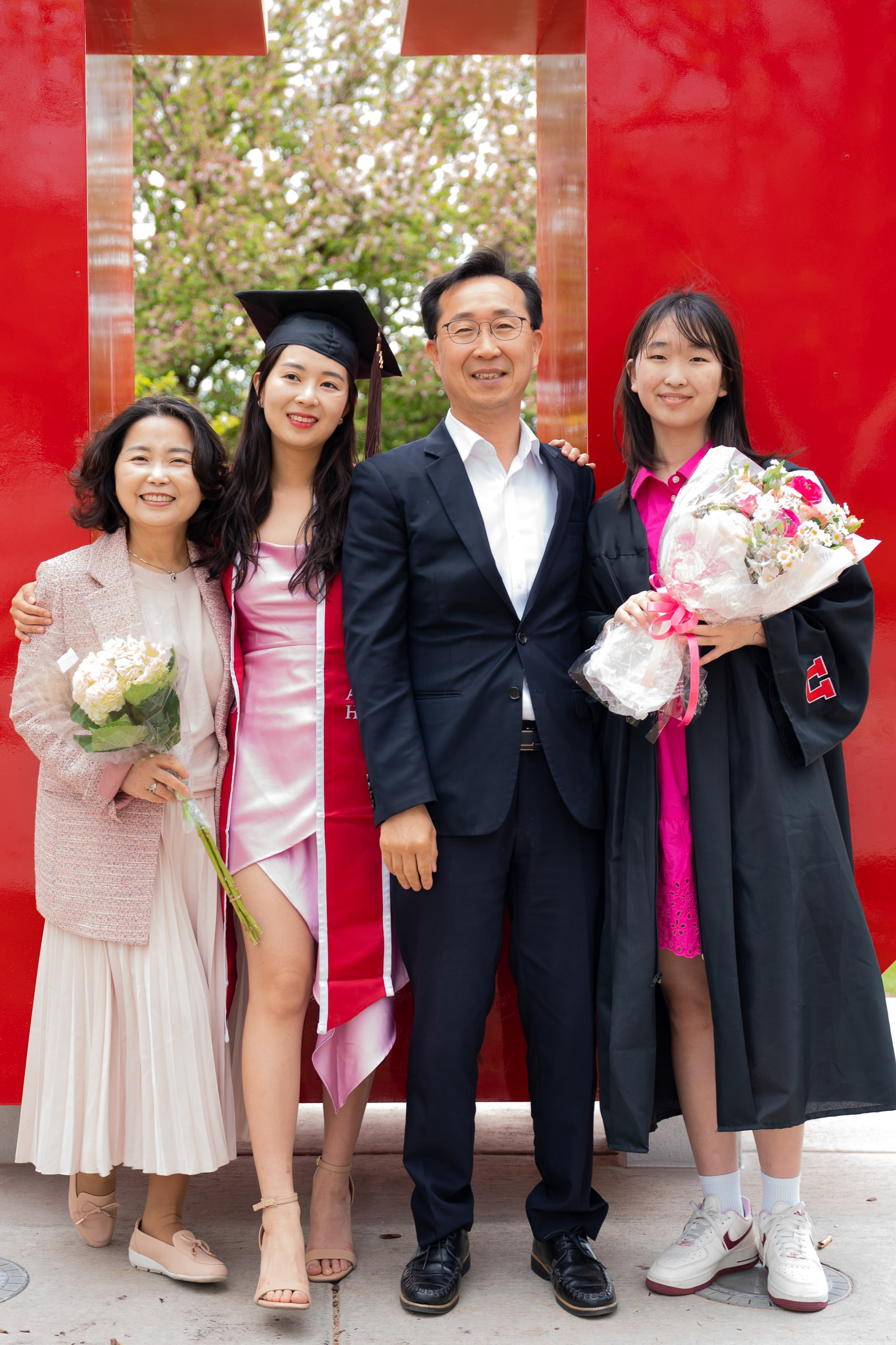 Tiana with her family. Spring 2023 – Utah.