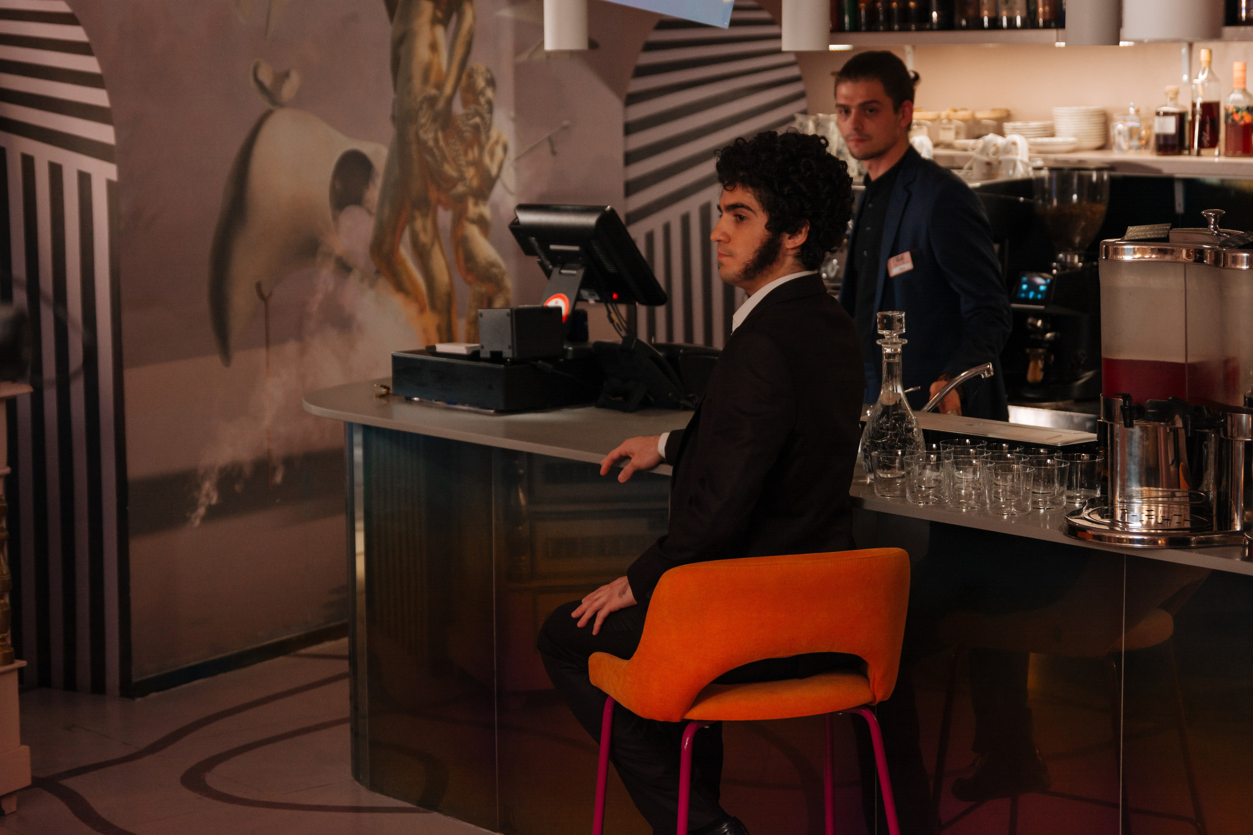 Пушкин в отеле «Оболенский». Съёмка ролика для конкурса. Портретный фотограф в Санкт-Петербурге Дмитриева Наталия