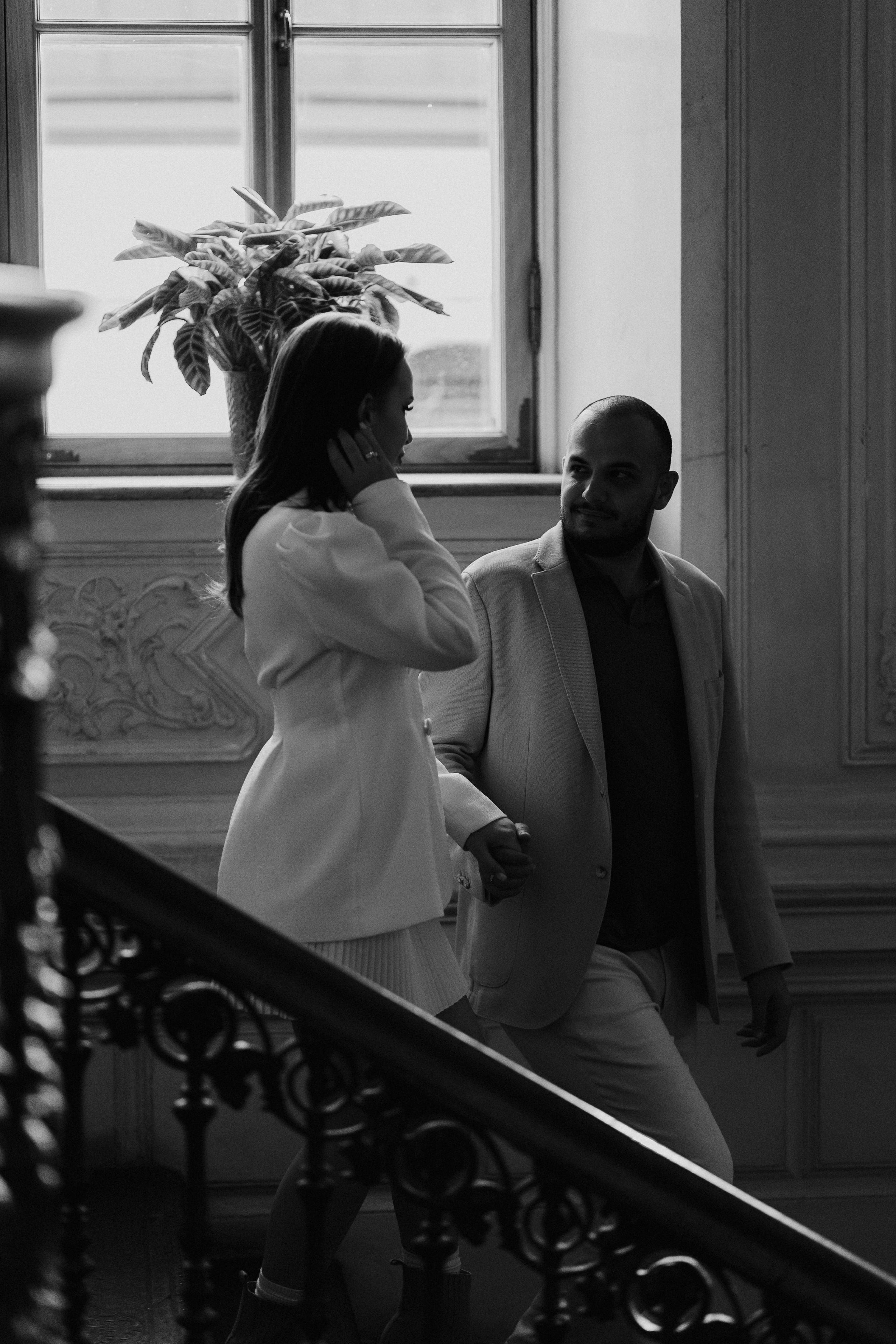 Анастасия и Мостафа (библиотека + прогулка). Фотограф в Москве Екатерина Потапова