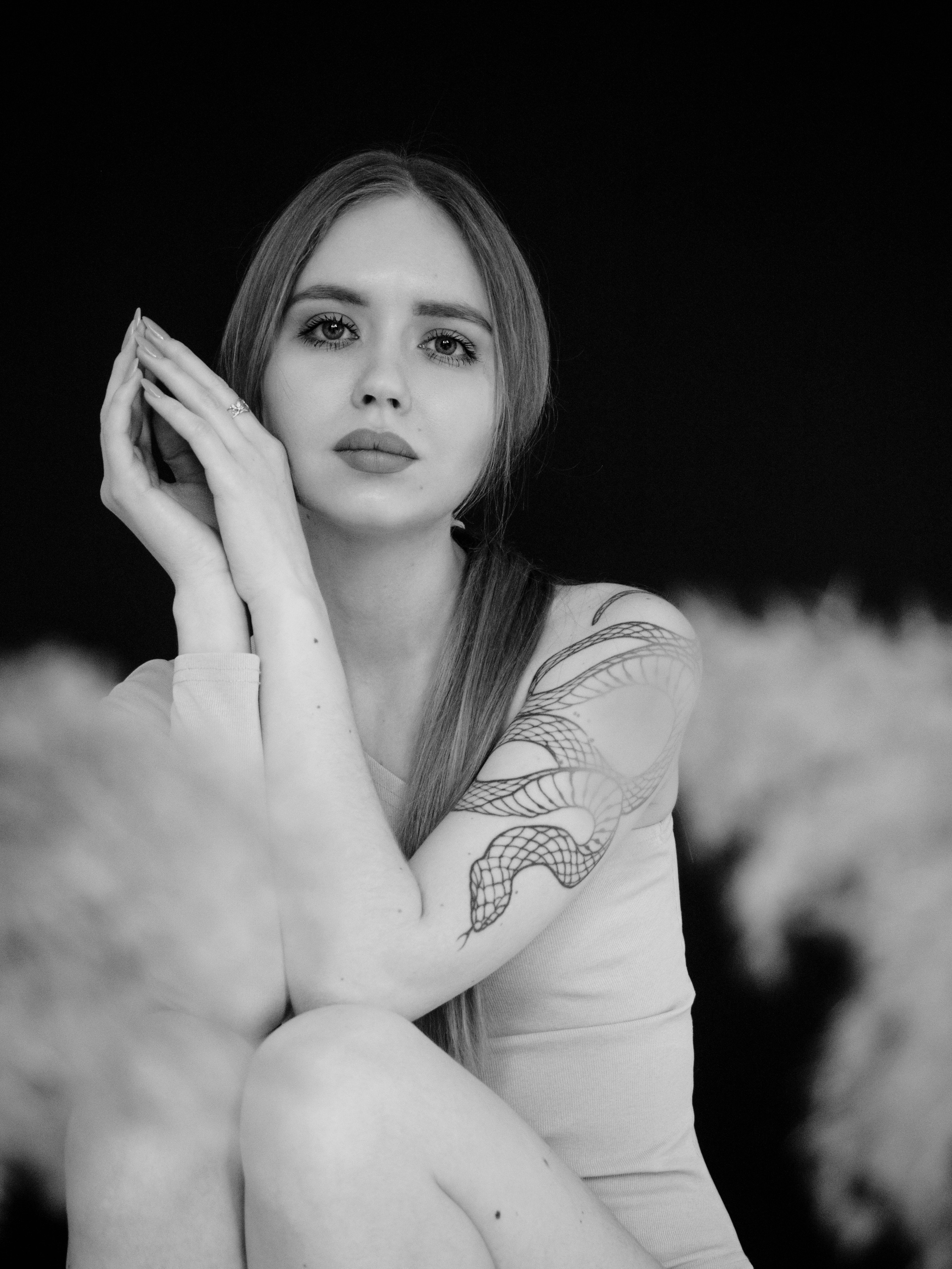 Женская фотосессия в студии. Маруся Машкова • Фотограф в Москве