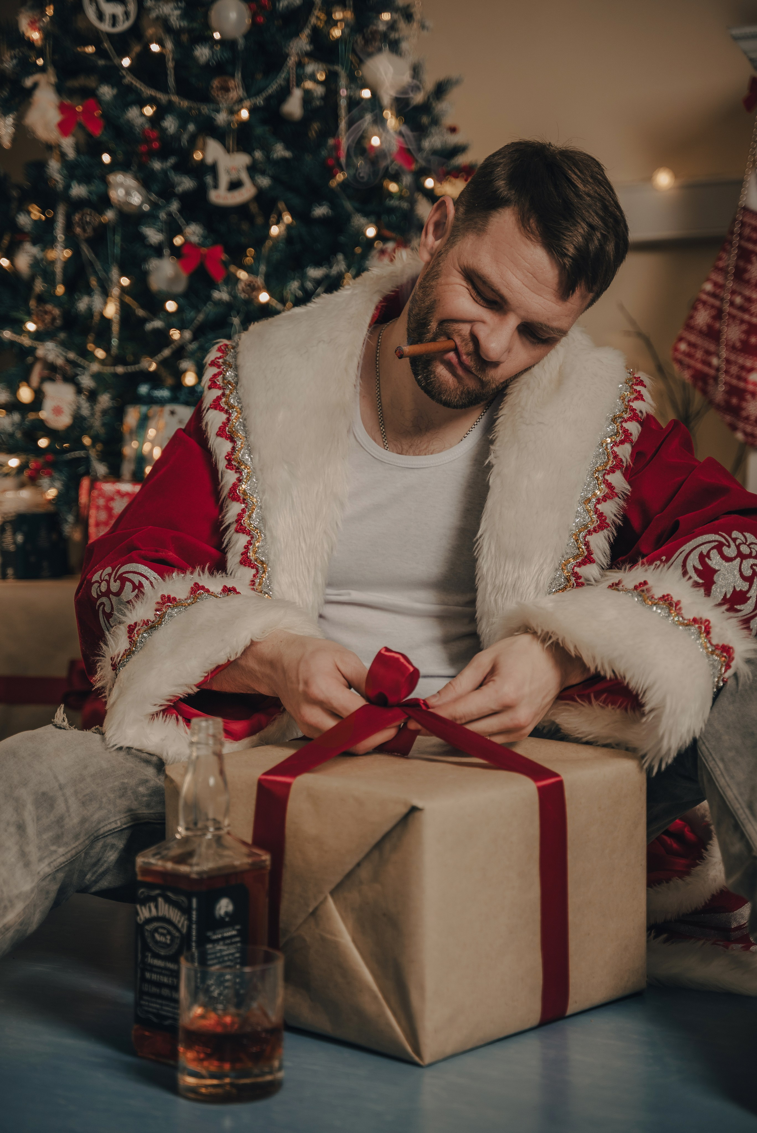 Плохой Санта. Фотограф Екатерина Шишкина. Питкяранта. Карелия