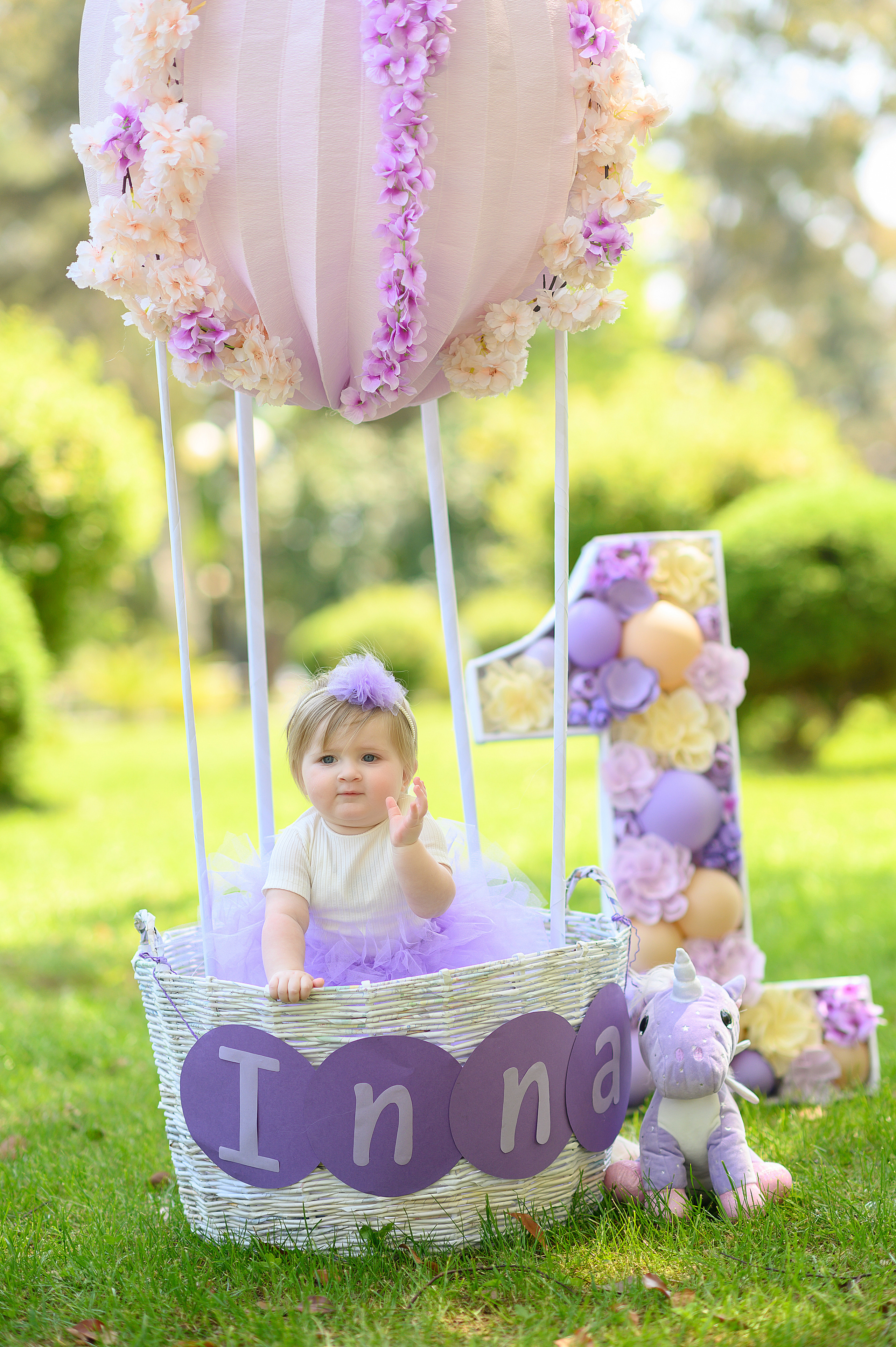 Инна 1 годик. Детский фотограф Абхазия