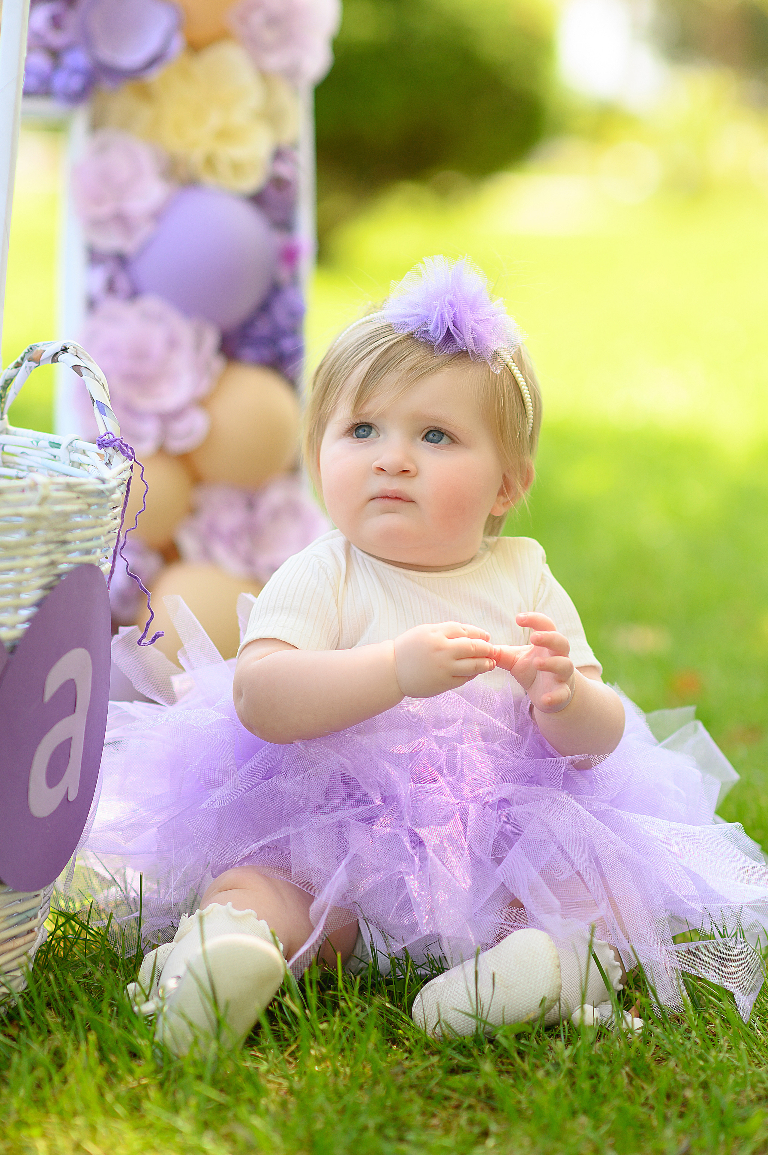 Инна 1 годик. Детский фотограф Абхазия