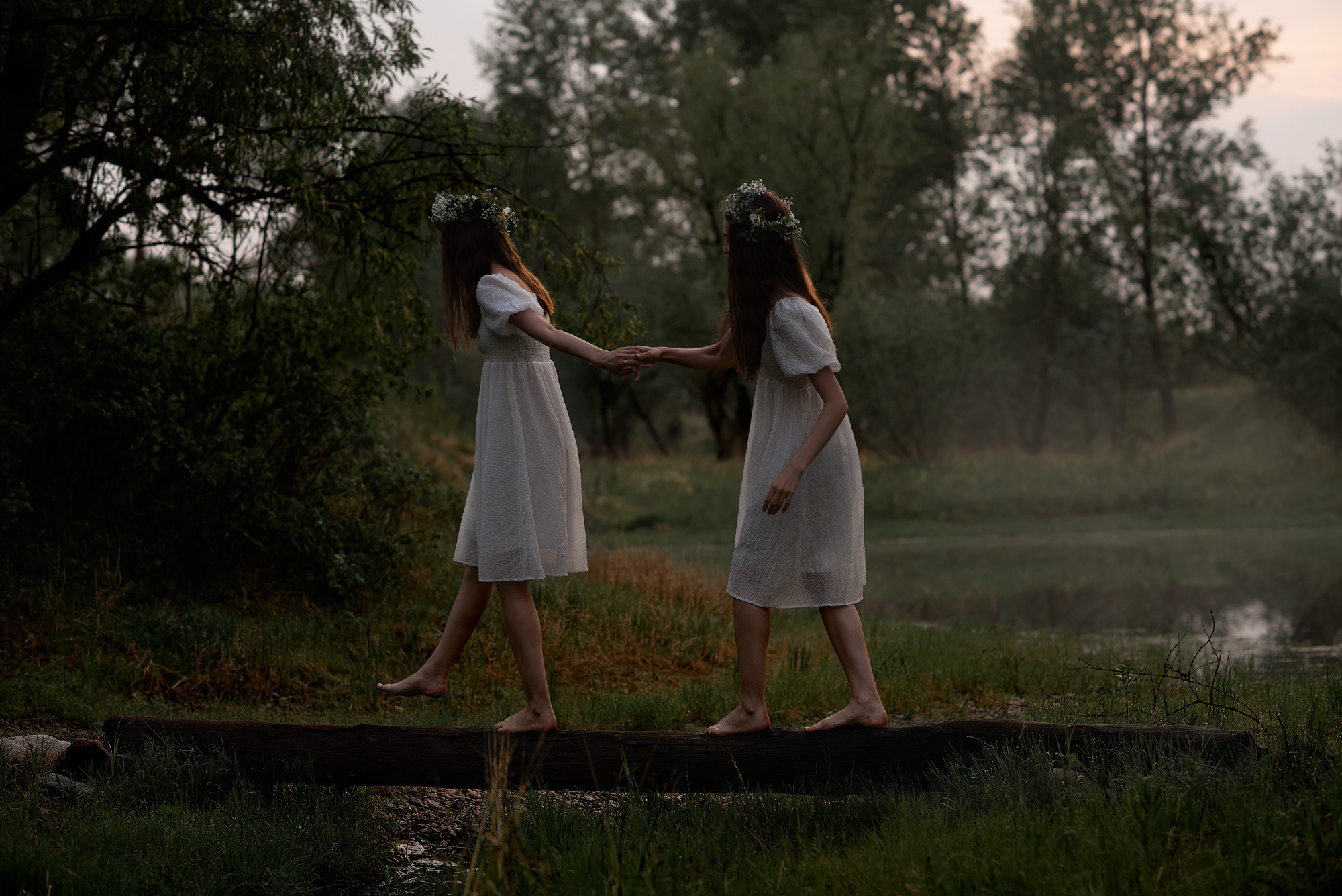 Иван Купала с Вероникой и Ксенией. Семейный фотограф в Красноярске