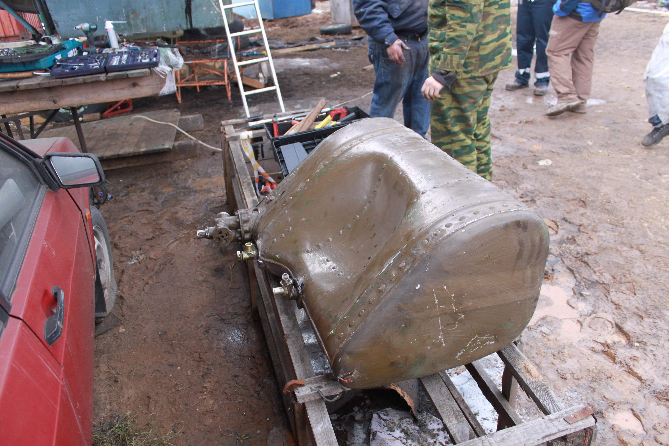 Ил-14Т «Голубая Мечта» работы в Тушино (2011 г.). Фотоальбом показывающий увлекательный мир авиации и мир медведей Андрея Иванова