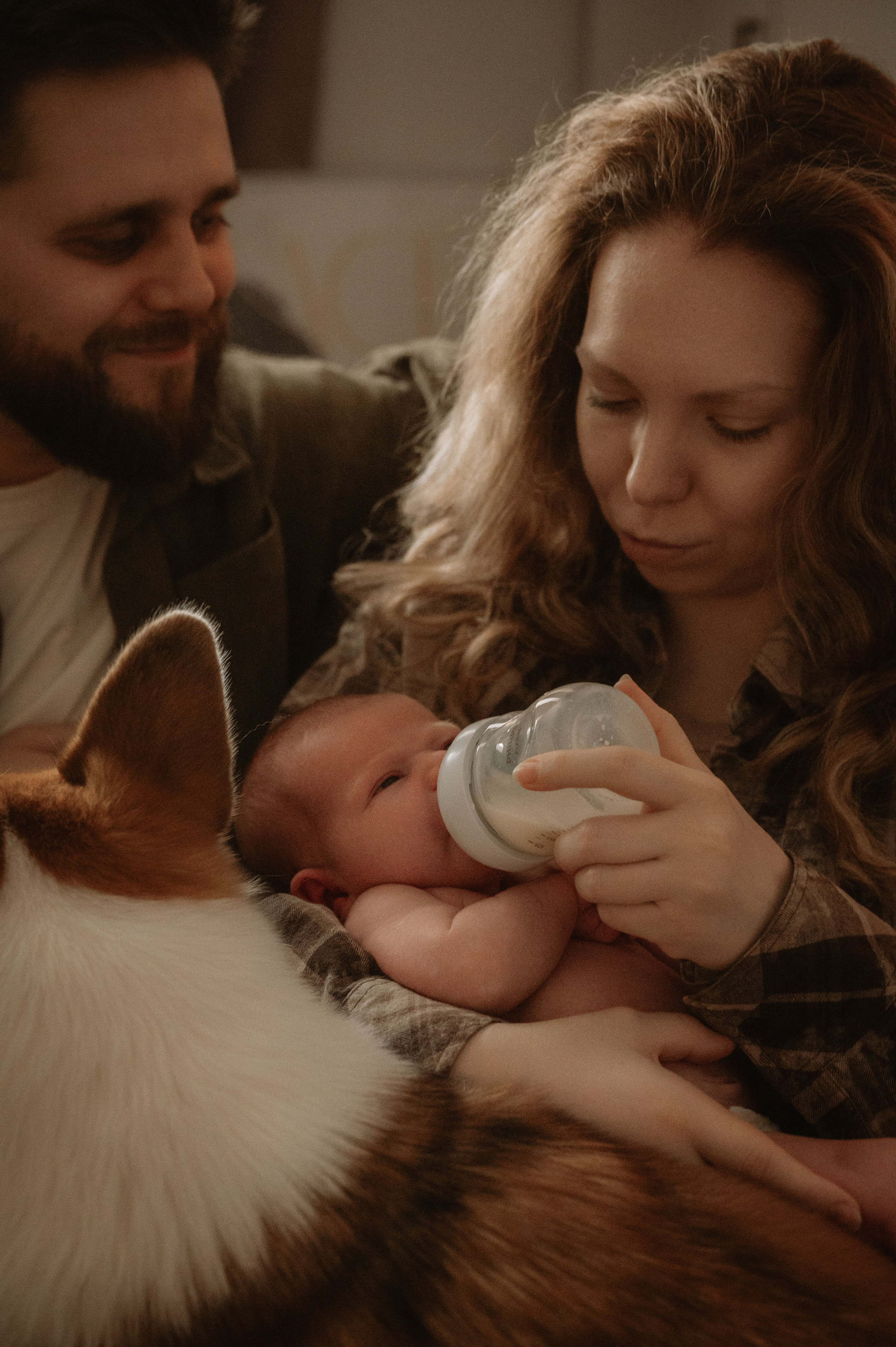 Лизавета, Никита и Мирослава. Фотограф беременности и семьи, домашние съемки, Ньюборн