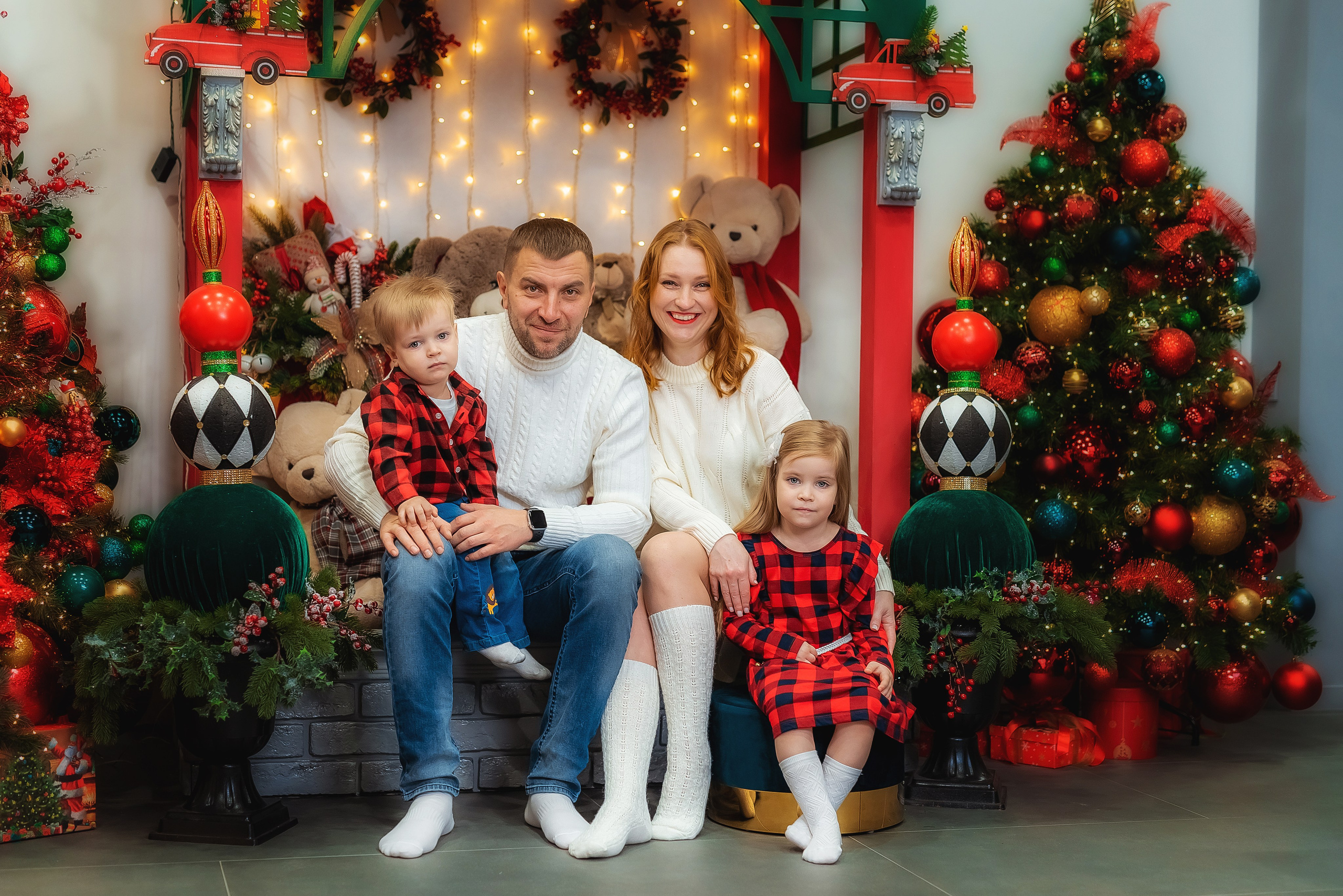 Новогодняя фотосессия для Ирины и её семьи. Семейный, детский фотограф в Воронеже Анна Никитина