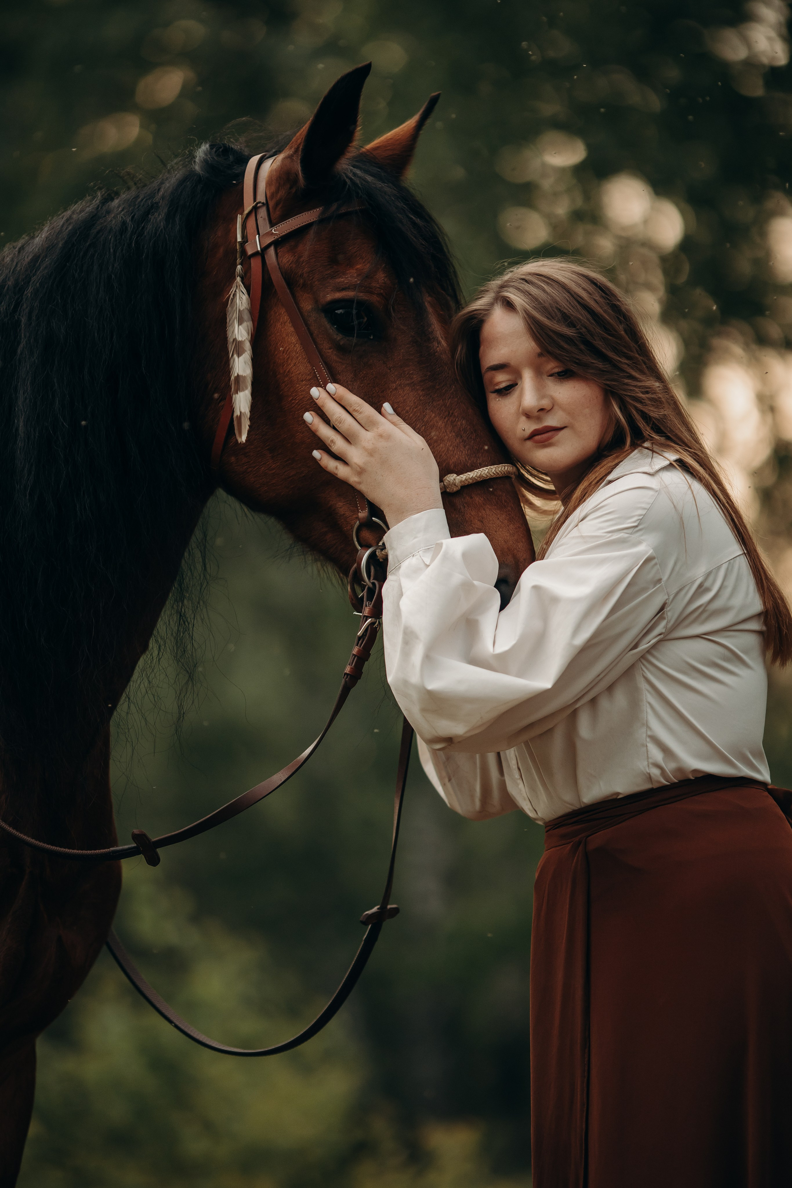 Ксения и Талисман. Анна Молчанова конный фотограф в Тюмени | фотосессии с лошадьми Тюмень