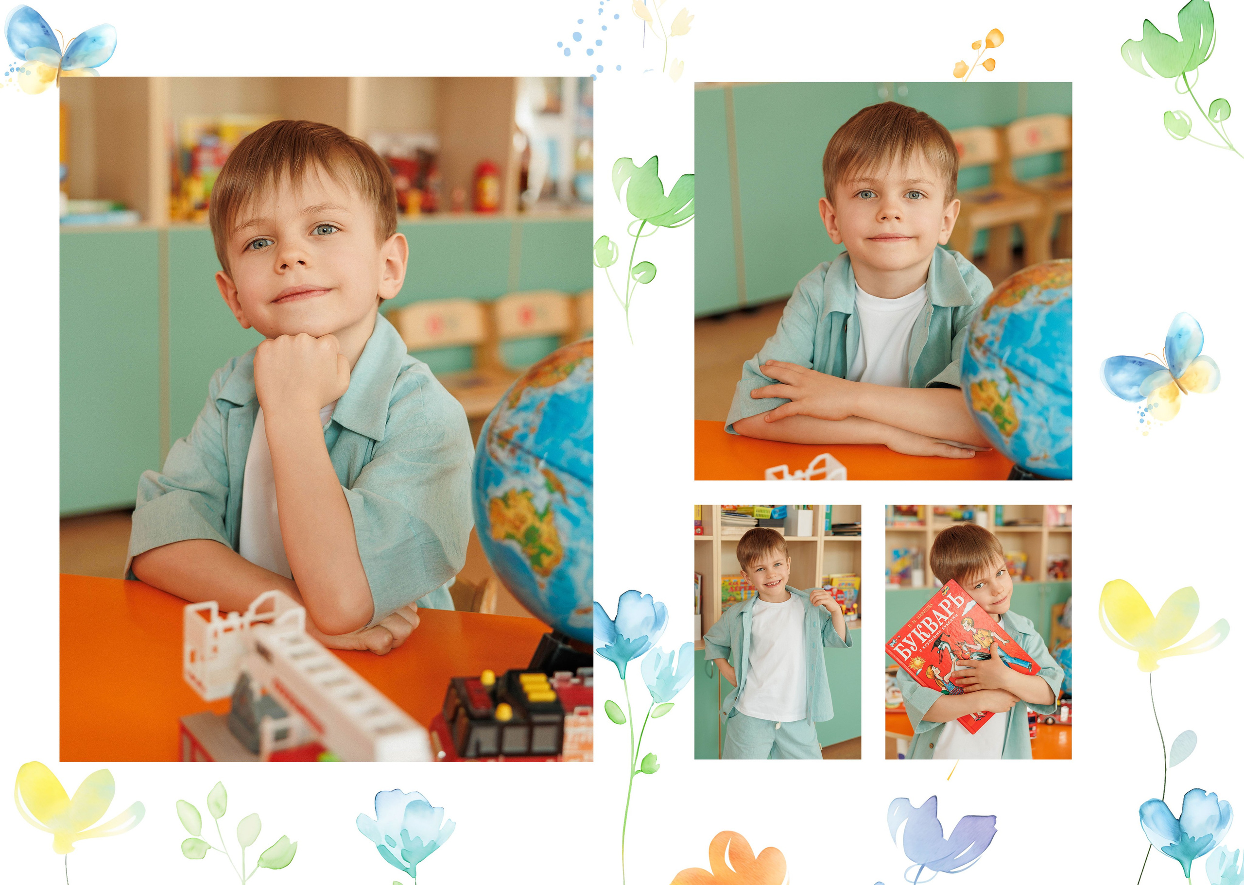 Выпускной альбом для детского сада. Свадебный фотограф Денис Перминов в Воронеже