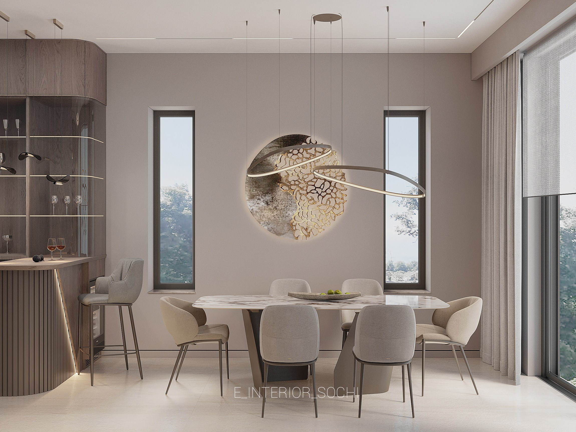 AIR_STONEWOOD. Дизайн интерьера Евгения Тисленко