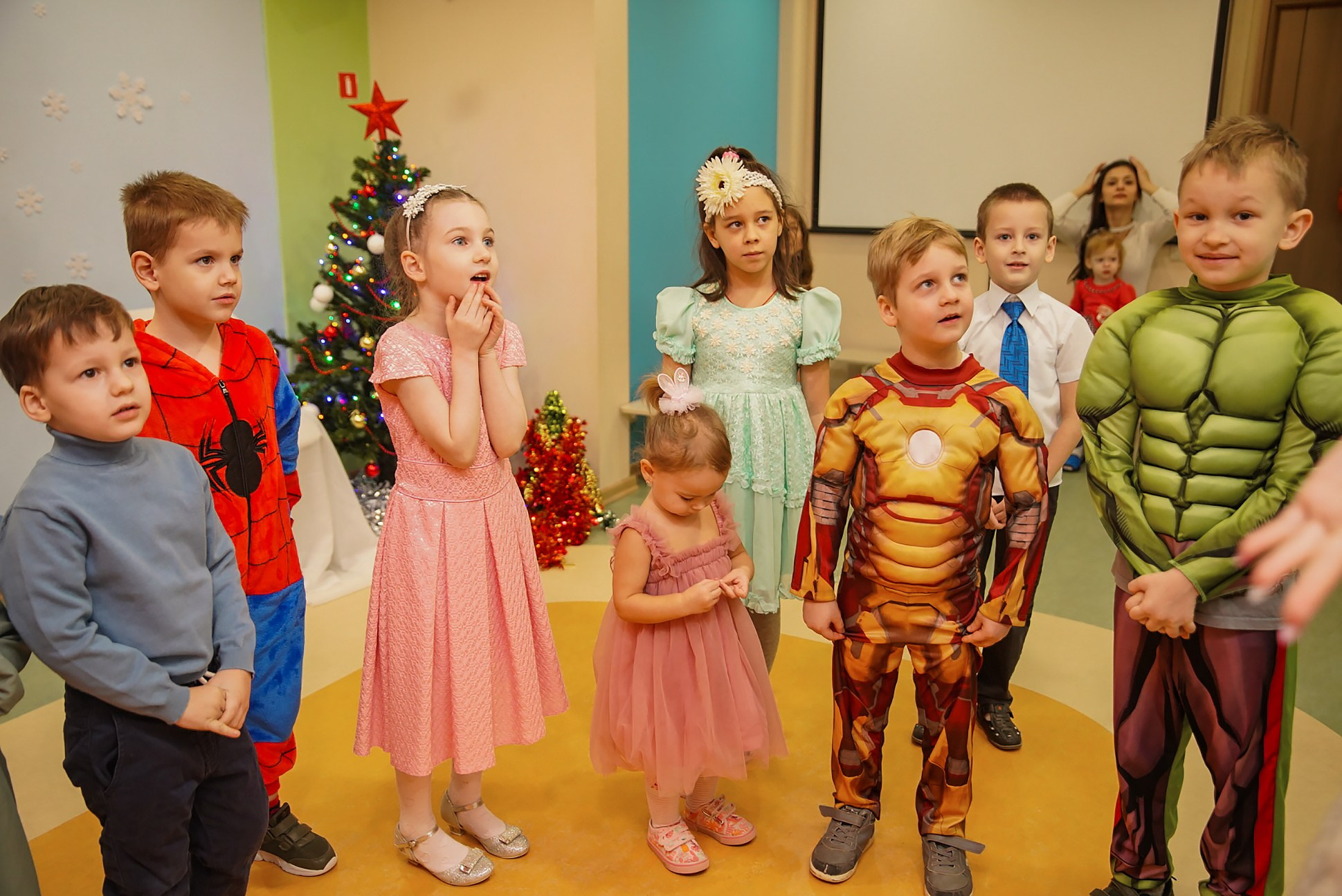 Новый год в частном детском садике. Семейный и детский фотограф в Нижнем Новгороде