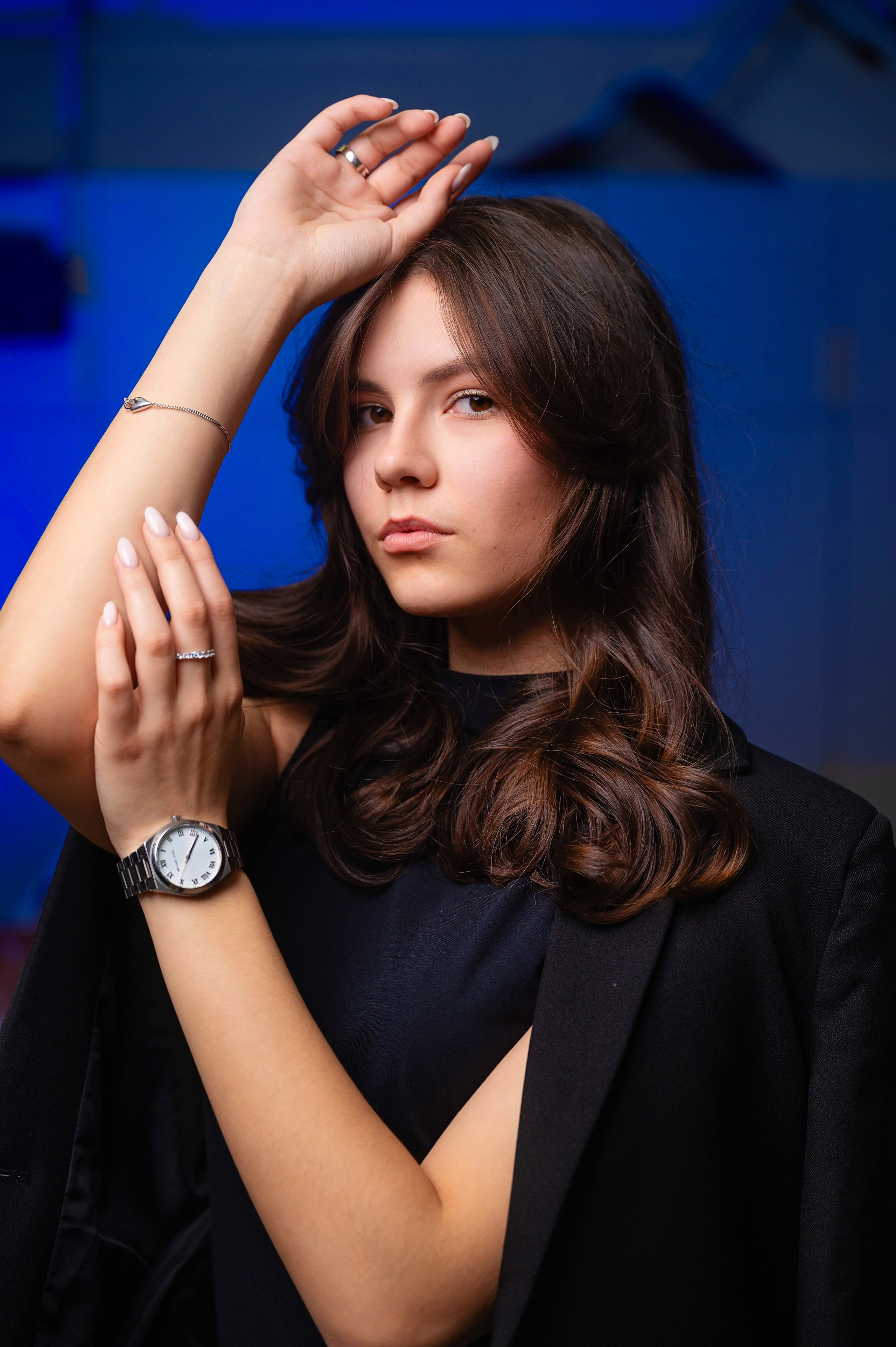 Портреты старших классов с цветным светом. Выпускные альбомы для школы и детского сада в СПб и ЛО