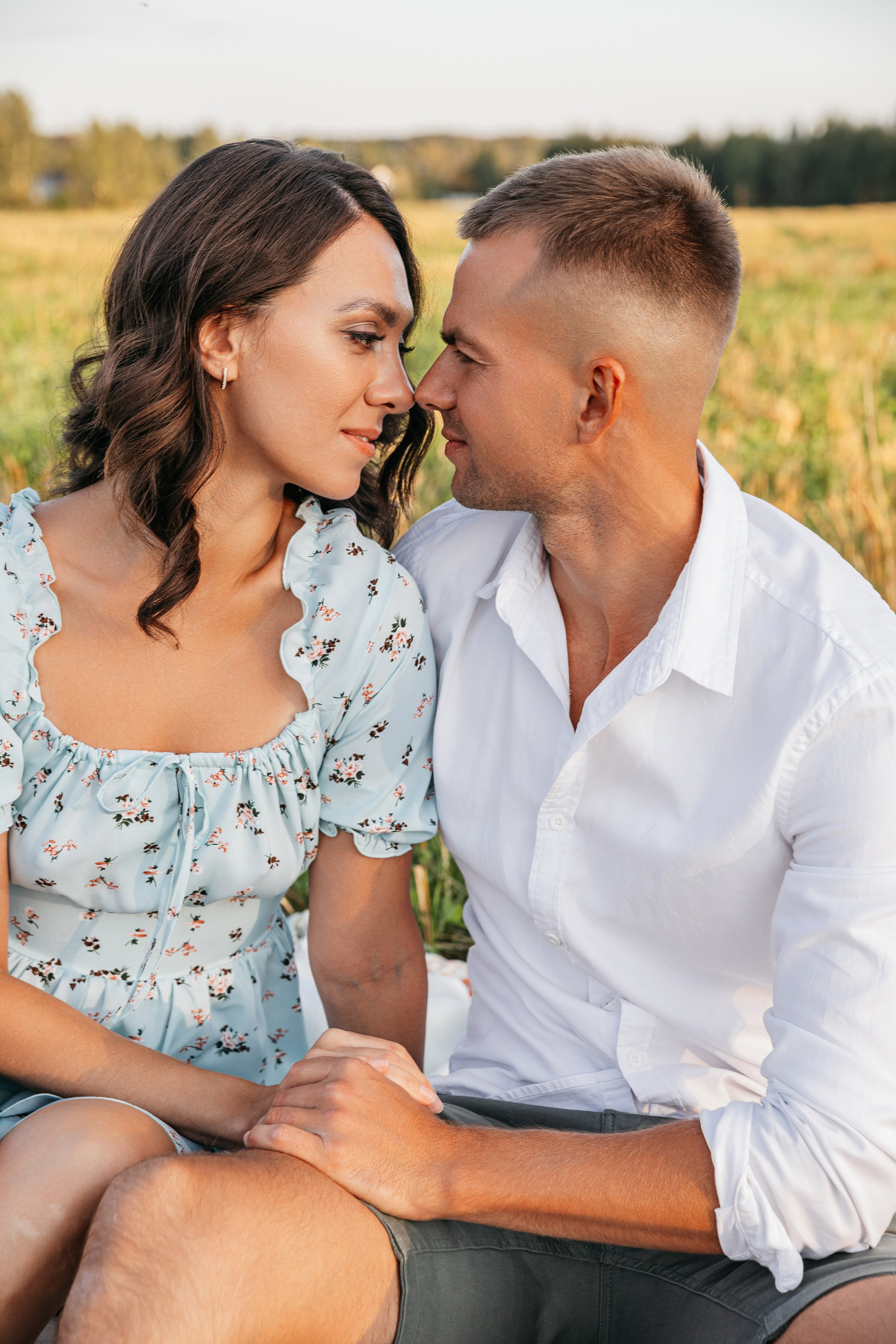 Семейная закатная съемка. Фотограф в Твери Лагодная Яна