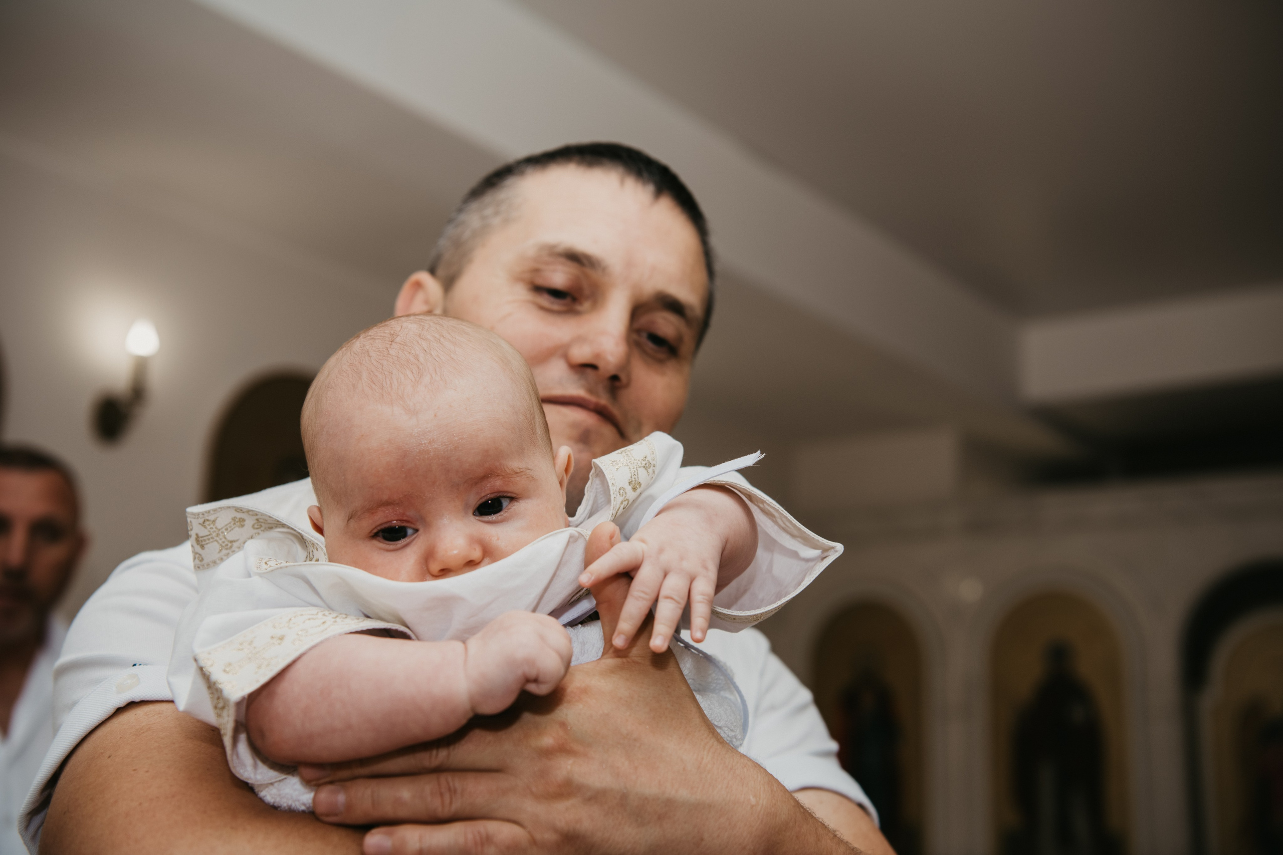 Крещение Евгения. Фотограф на выписку из роддома в Москве и МО