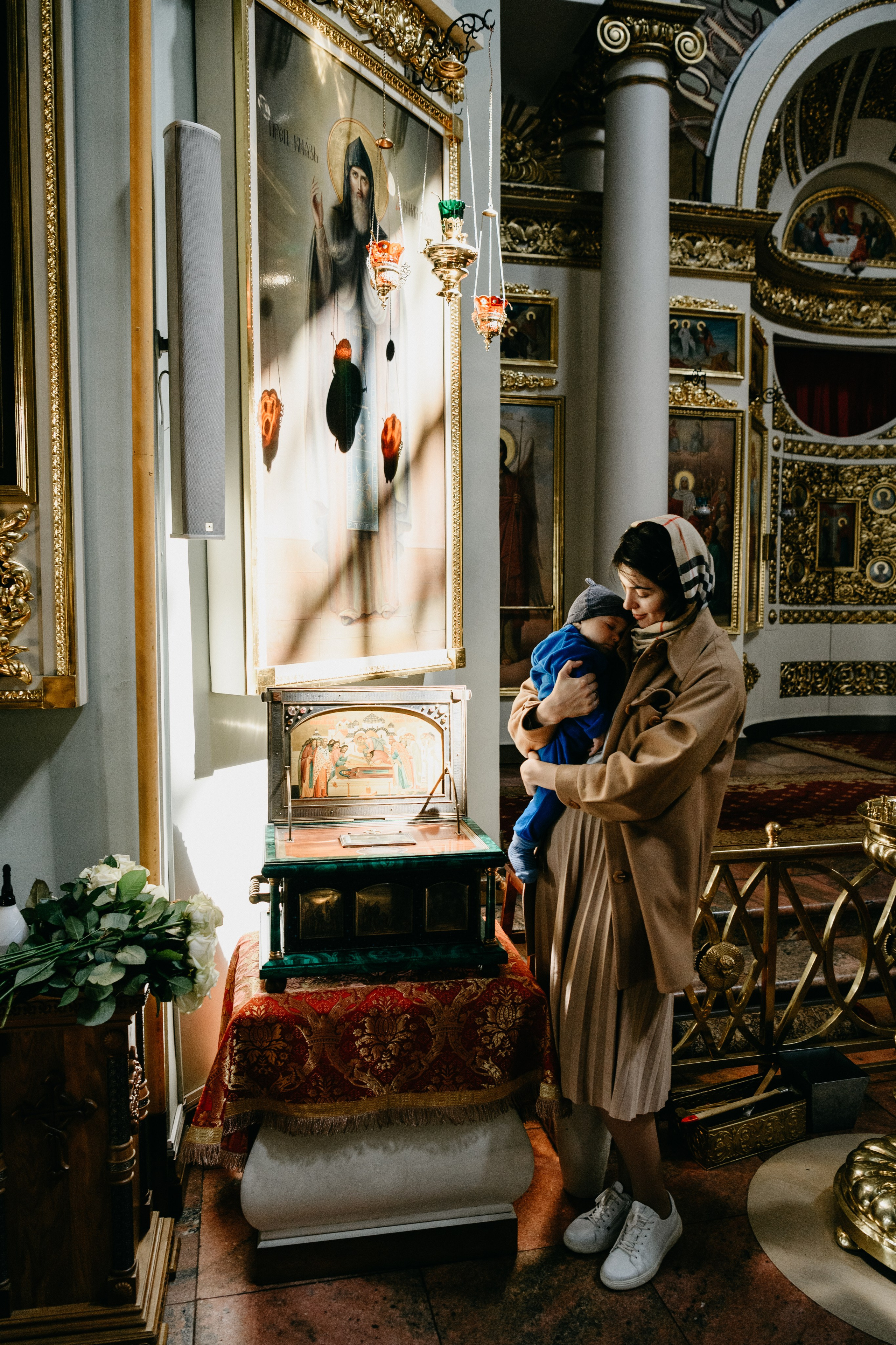 Крещение Александра. Фотограф на выписку из роддома в Москве и МО