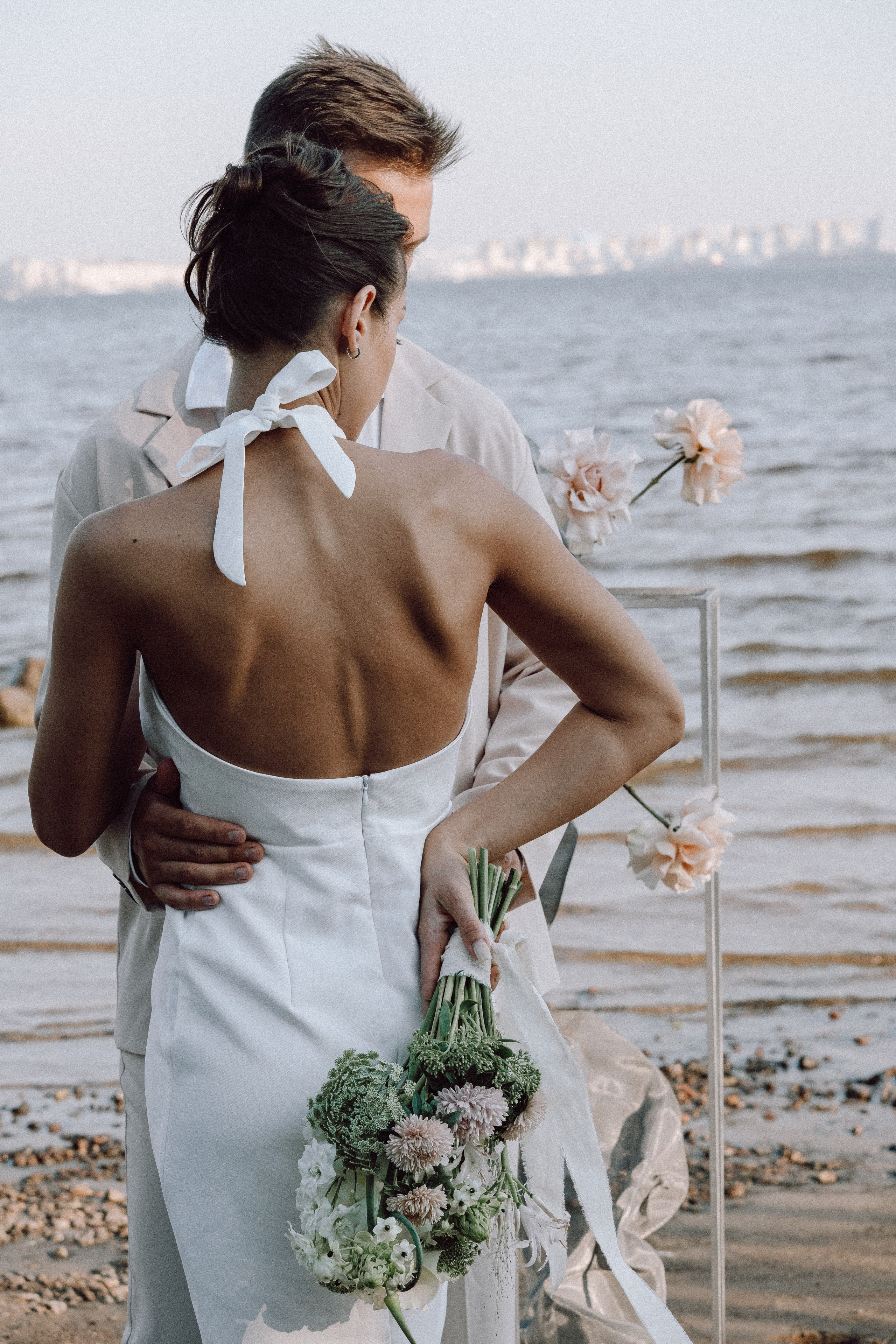 СВАДЕБНАЯ ФОТОСЕССИЯ ВЫЕЗДНОЙ ЦЕРЕМОНИИ (ФИНСКИЙ ЗАЛИВ). Профессиональный фотограф, Санкт-Петербург — Виктория Богомолова