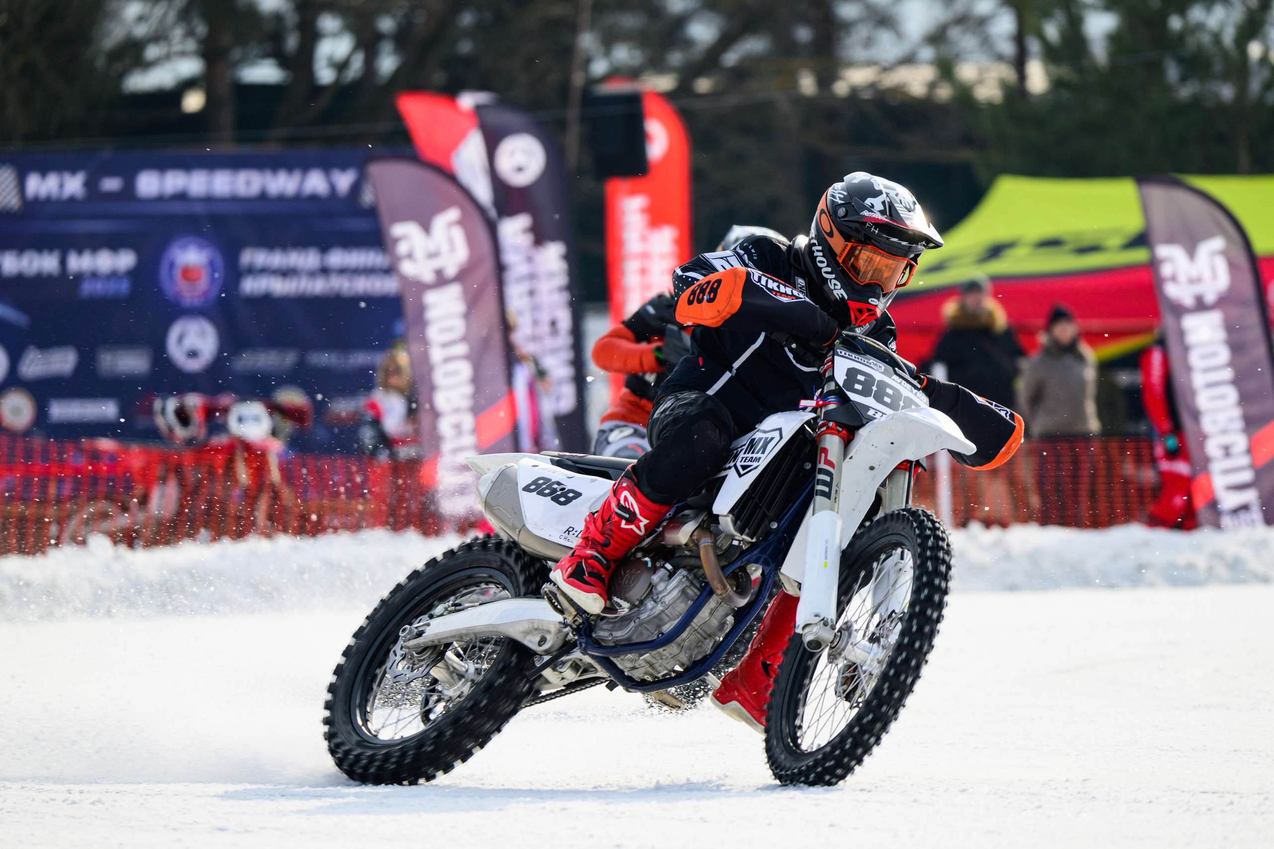 КУБОК МФР по мотокроссу на льду MX-SPEEDWAY, Анархия Рейсинг, Анатолий Ушаков, Мотокросс, Спидвей, Мотогонки, фотограф Антон Медведев, icoguar, Крылатское