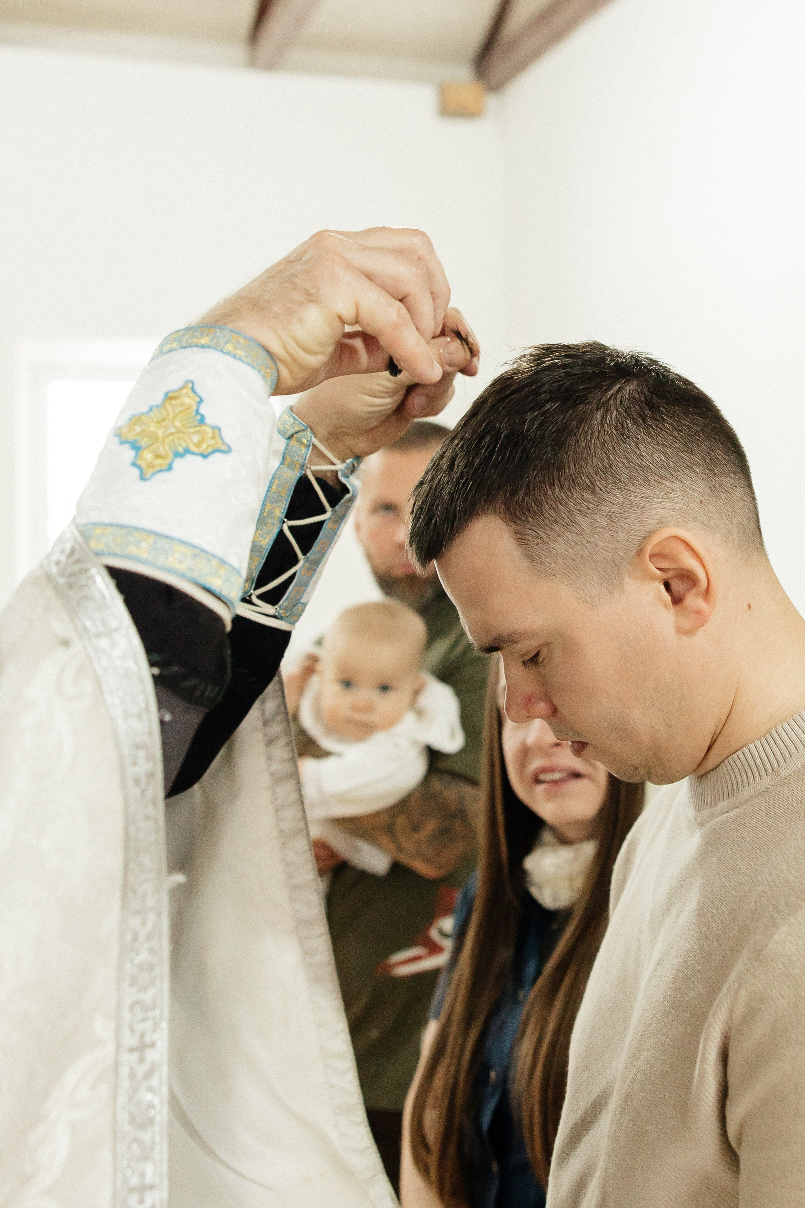 Таинства Крещения Мирона и Владимира. Семейный фотограф в Рязани и Рязанской области
