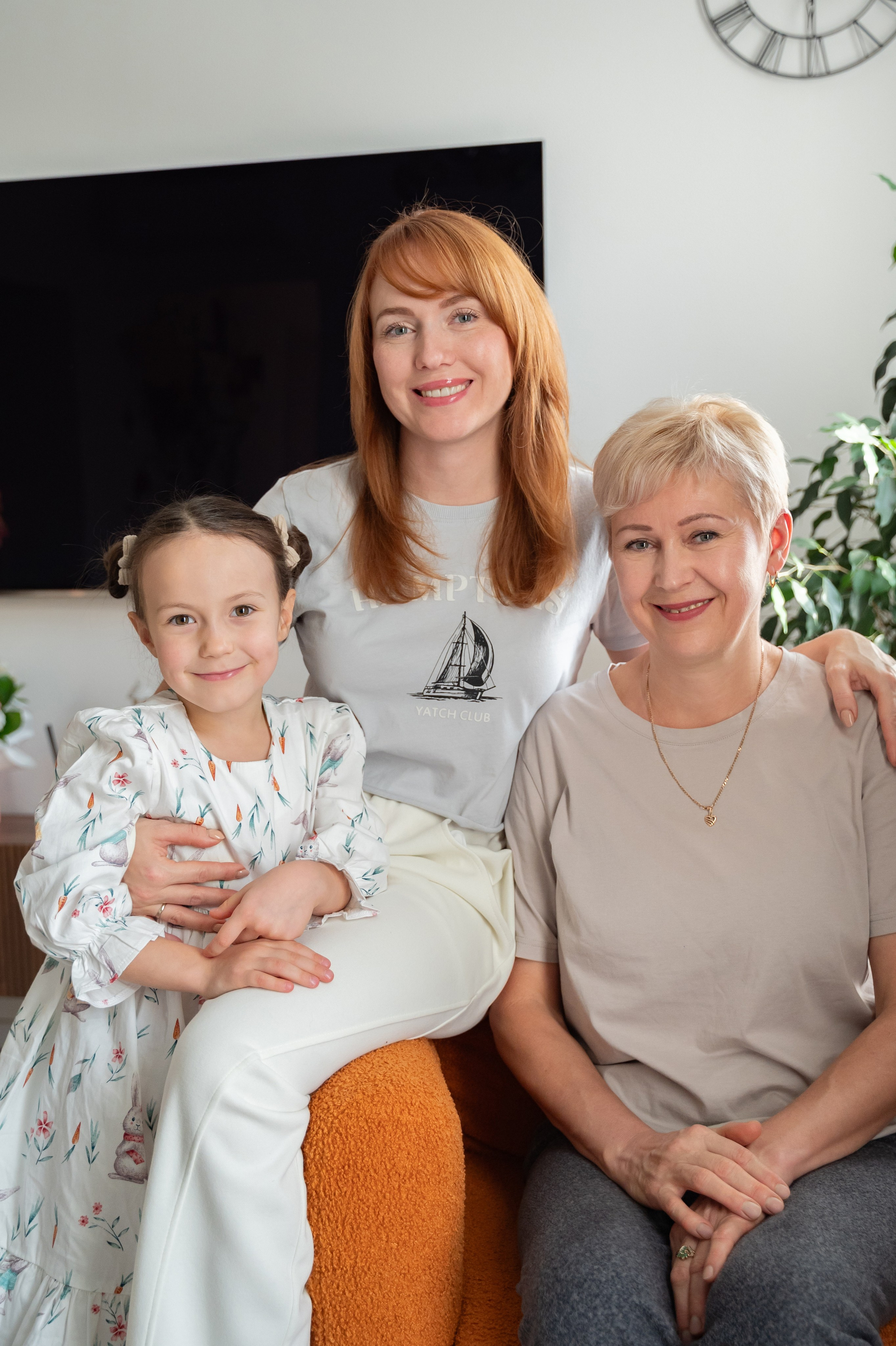 Семейная домашняя фотосессия. Фотограф Юлия Кондратьева