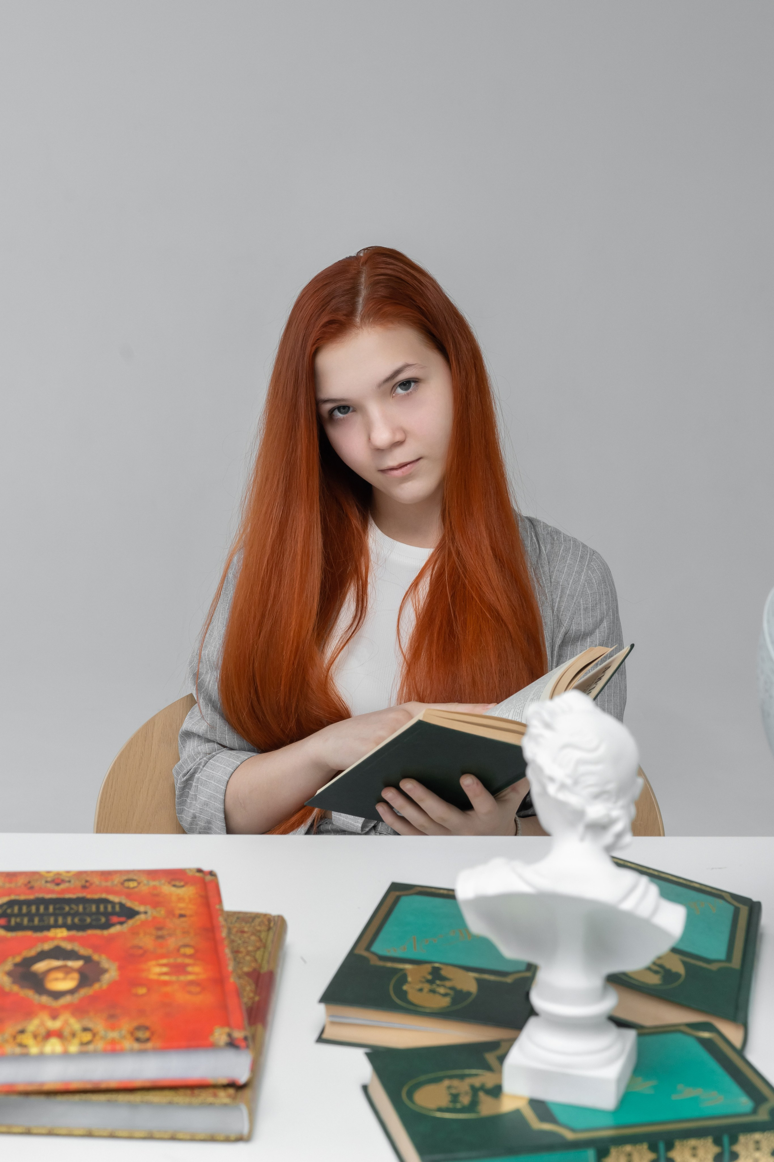 В студии сьемка школьников. Ольга Плаксина фотограф в Саратове