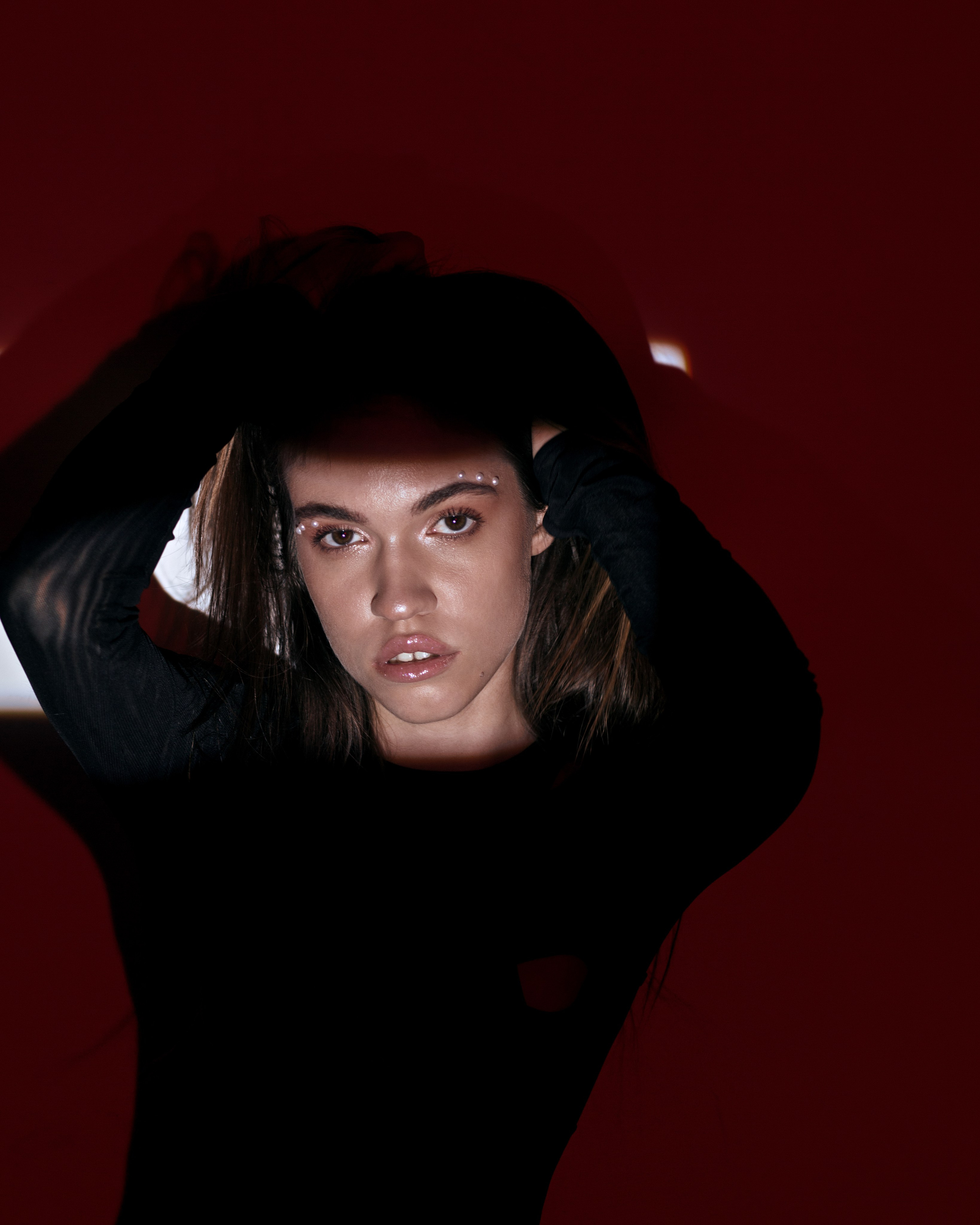 Женская фотосессия в фотостудии. Профессиональный фотограф в Москве