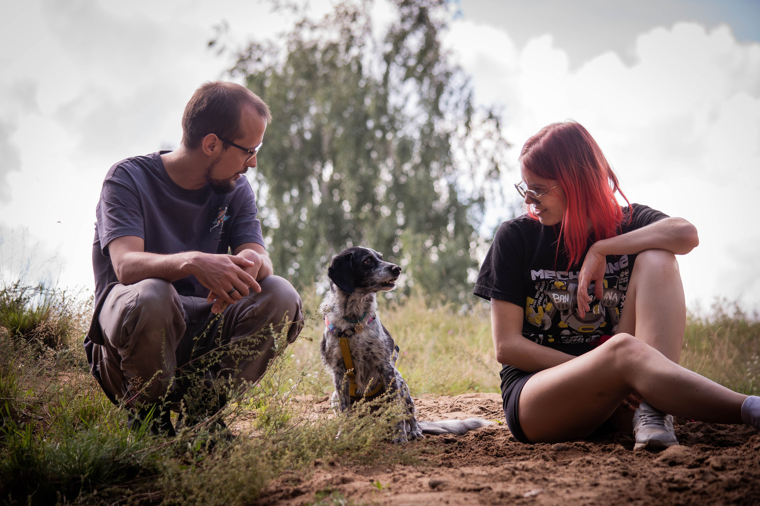Берта, Ангелина и Витя. Фотограф Светлана Блинова, Москва и Московская область