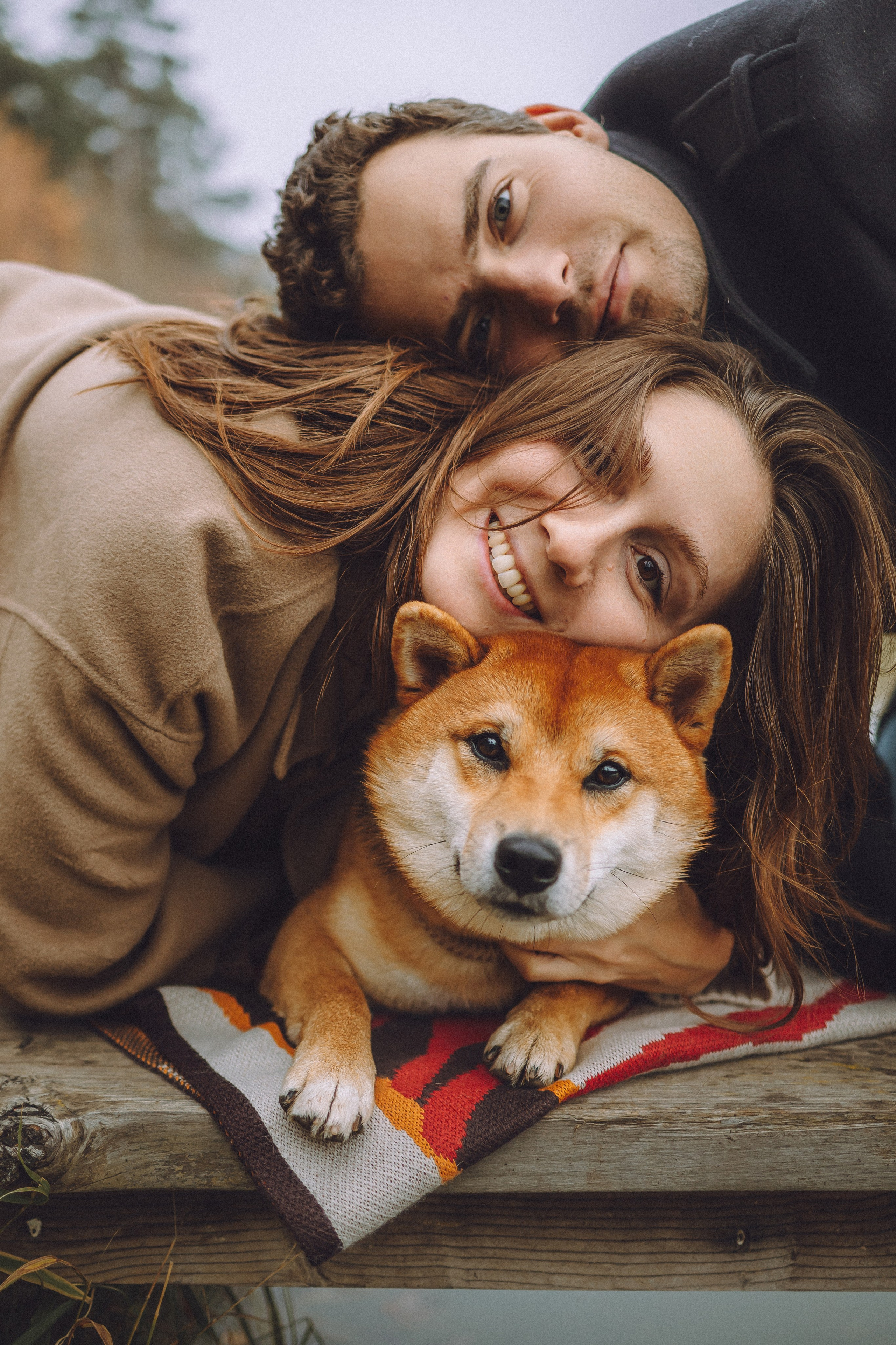 Настя, Юра и Скай