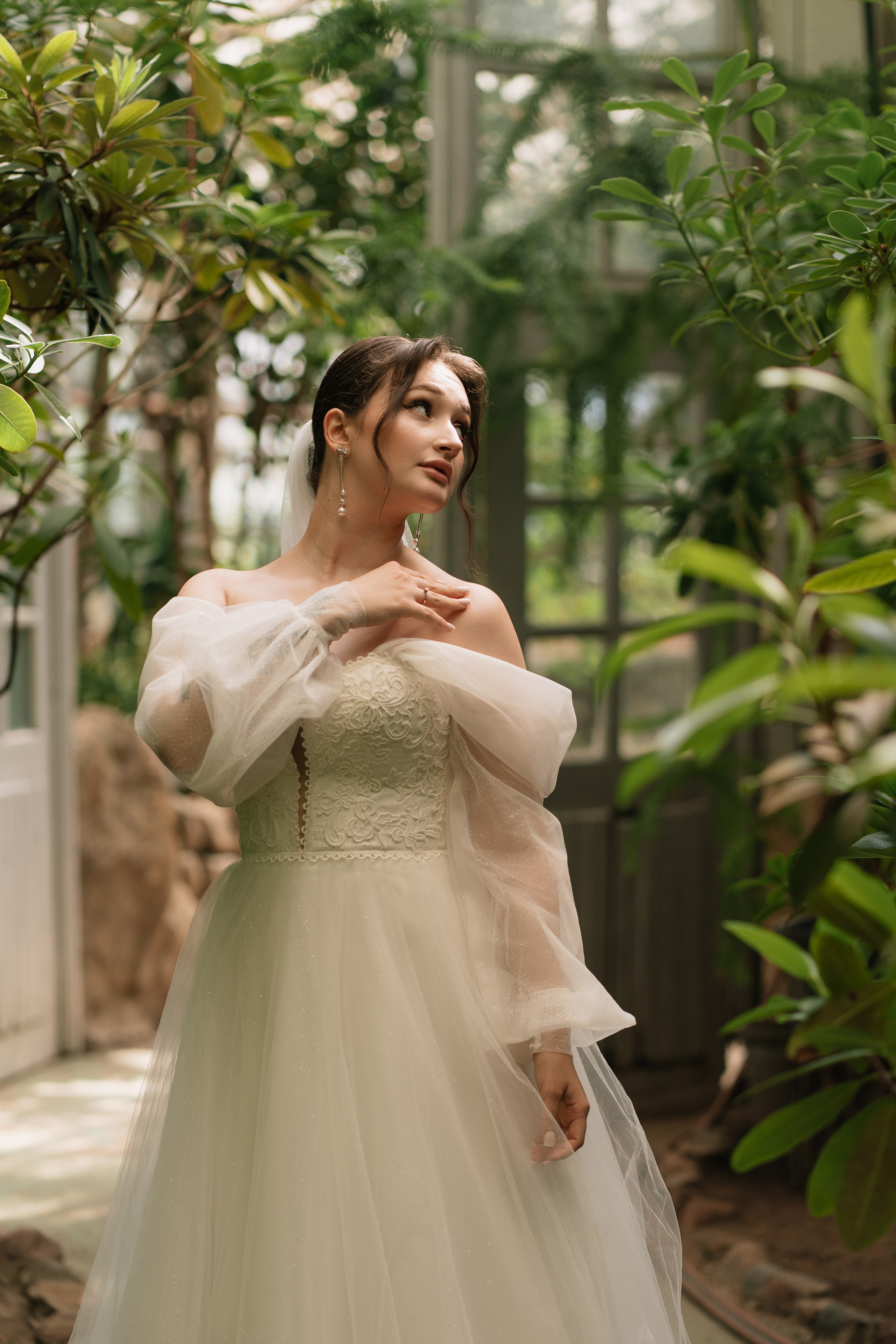 Свадебная фотосессия в оранжерее, Москва. Свадебный фотограф в Москве Анна Полушина