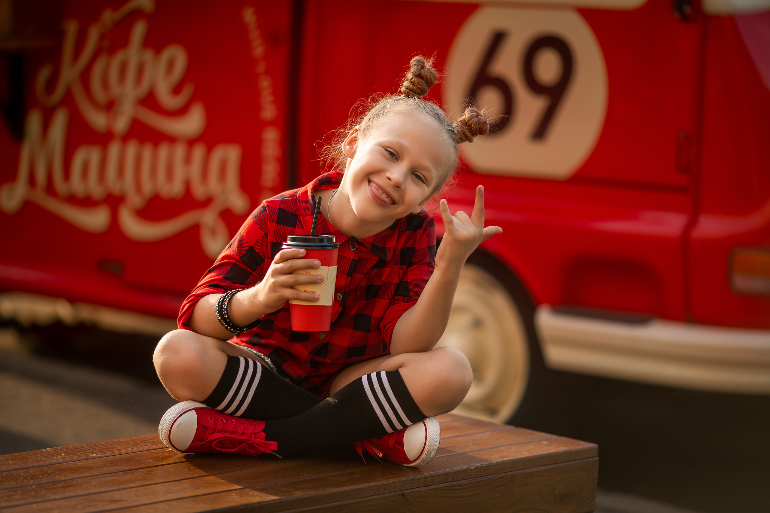 В центре города. Детский и семейный фотограф в Красноярске Елена Коровкина