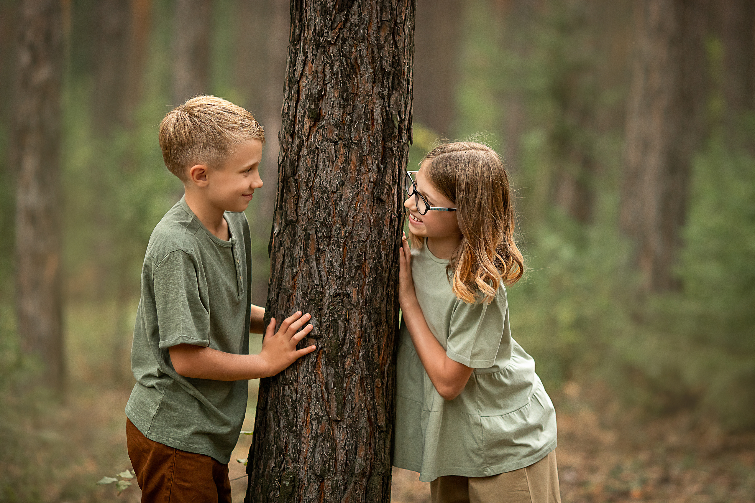 Семья. Лето. Лес. Детский и семейный фотограф в Красноярске Елена Коровкина