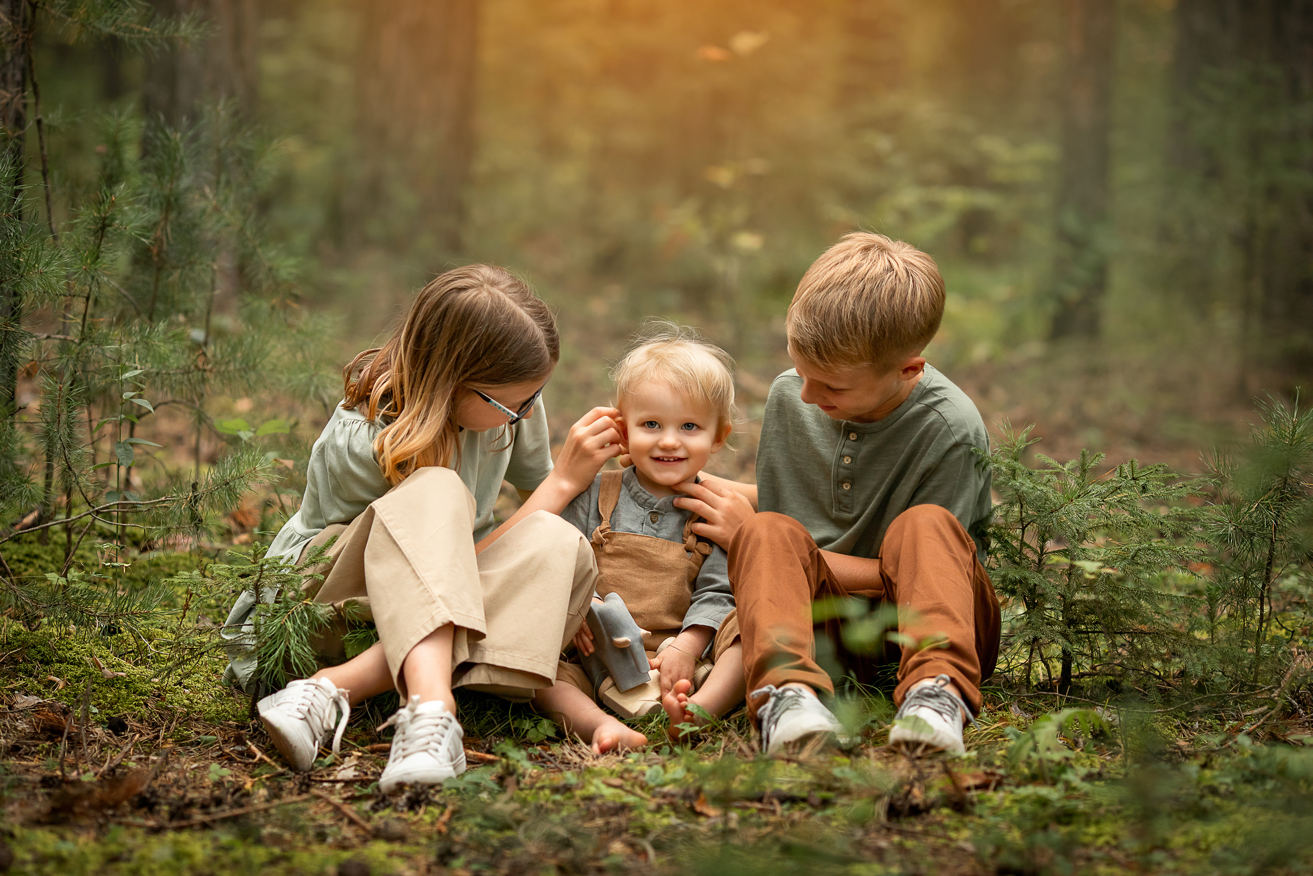 Семья. Лето. Лес. Детский и семейный фотограф в Красноярске Елена Коровкина