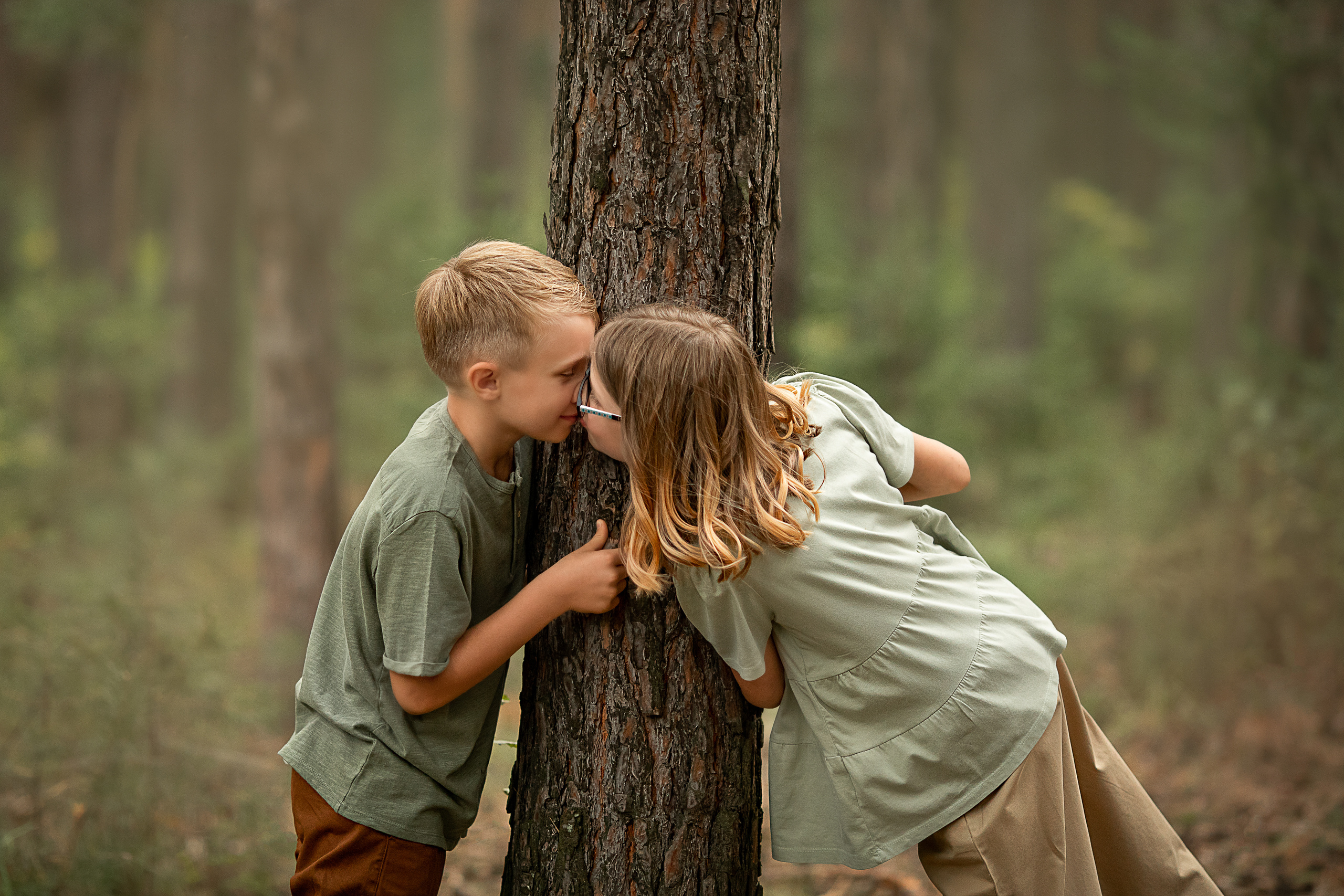 Семья. Лето. Лес. Детский и семейный фотограф в Красноярске Елена Коровкина