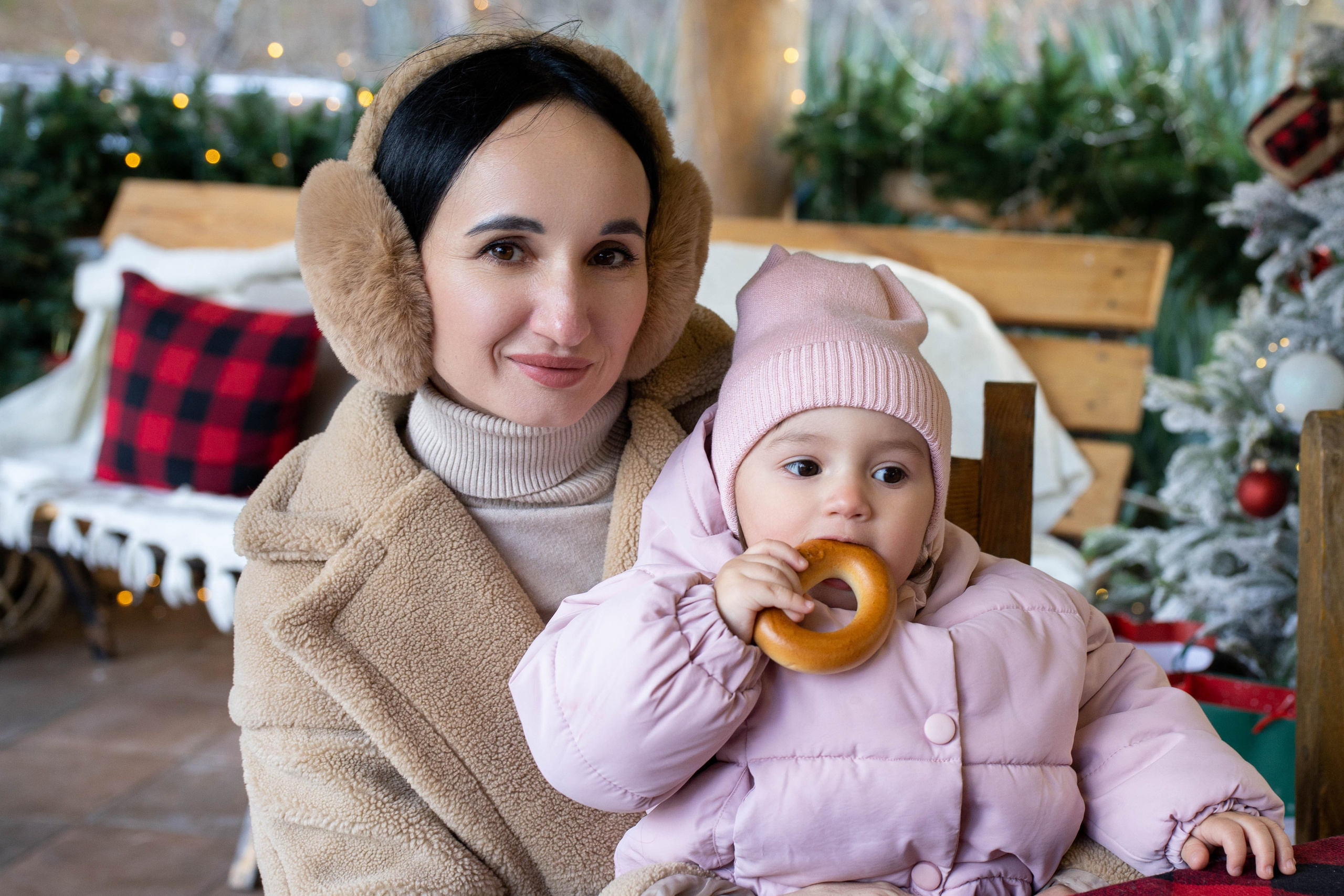 Фотосессия семейная «Терраса Новый Год». Фотограф в Крыму Татьяна Барицкая ЕНОТИКА