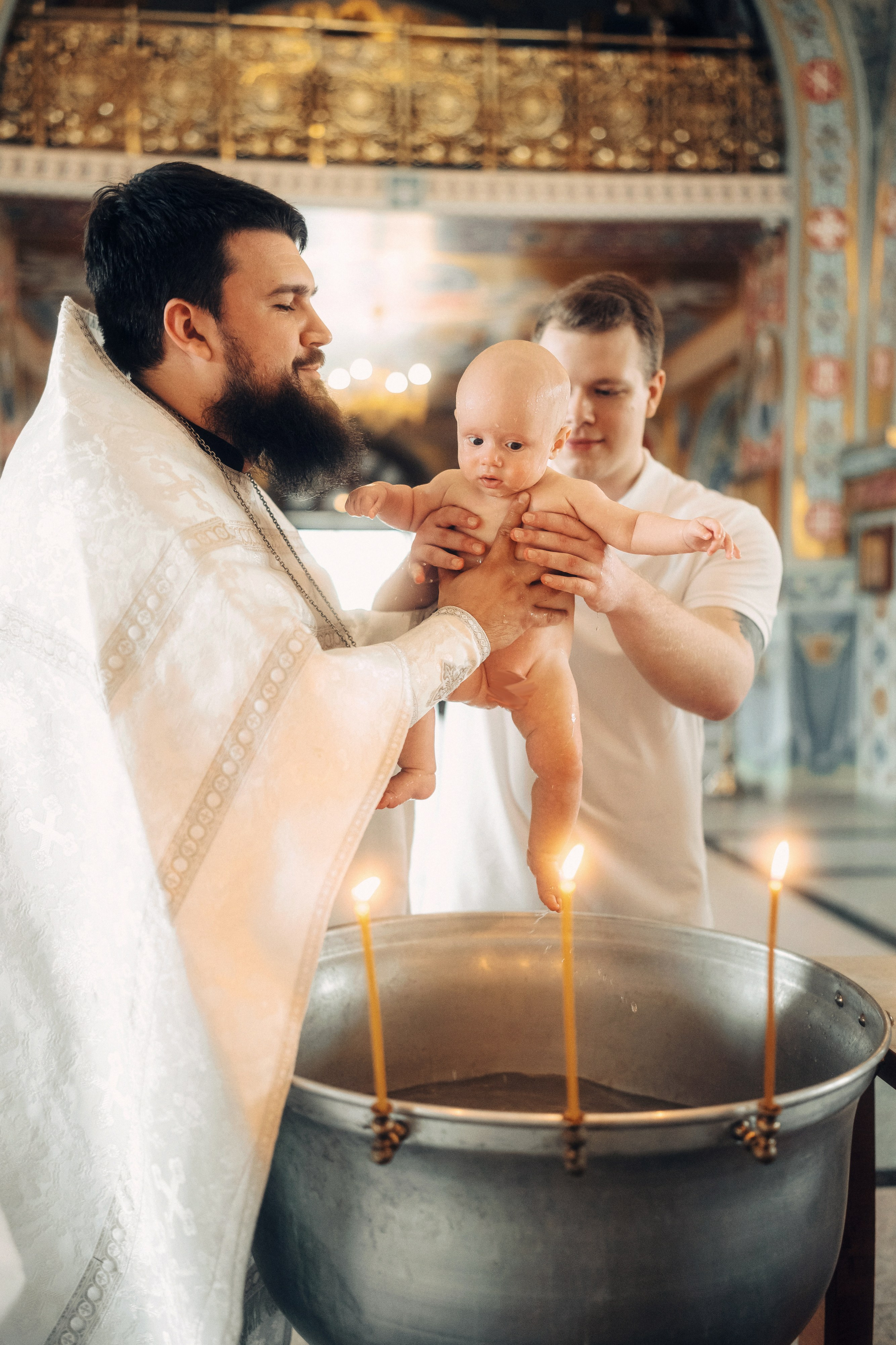 Крещение в храме Всецарица. Свадебный и репортажный фотограф в Воронеже Роман Янко
