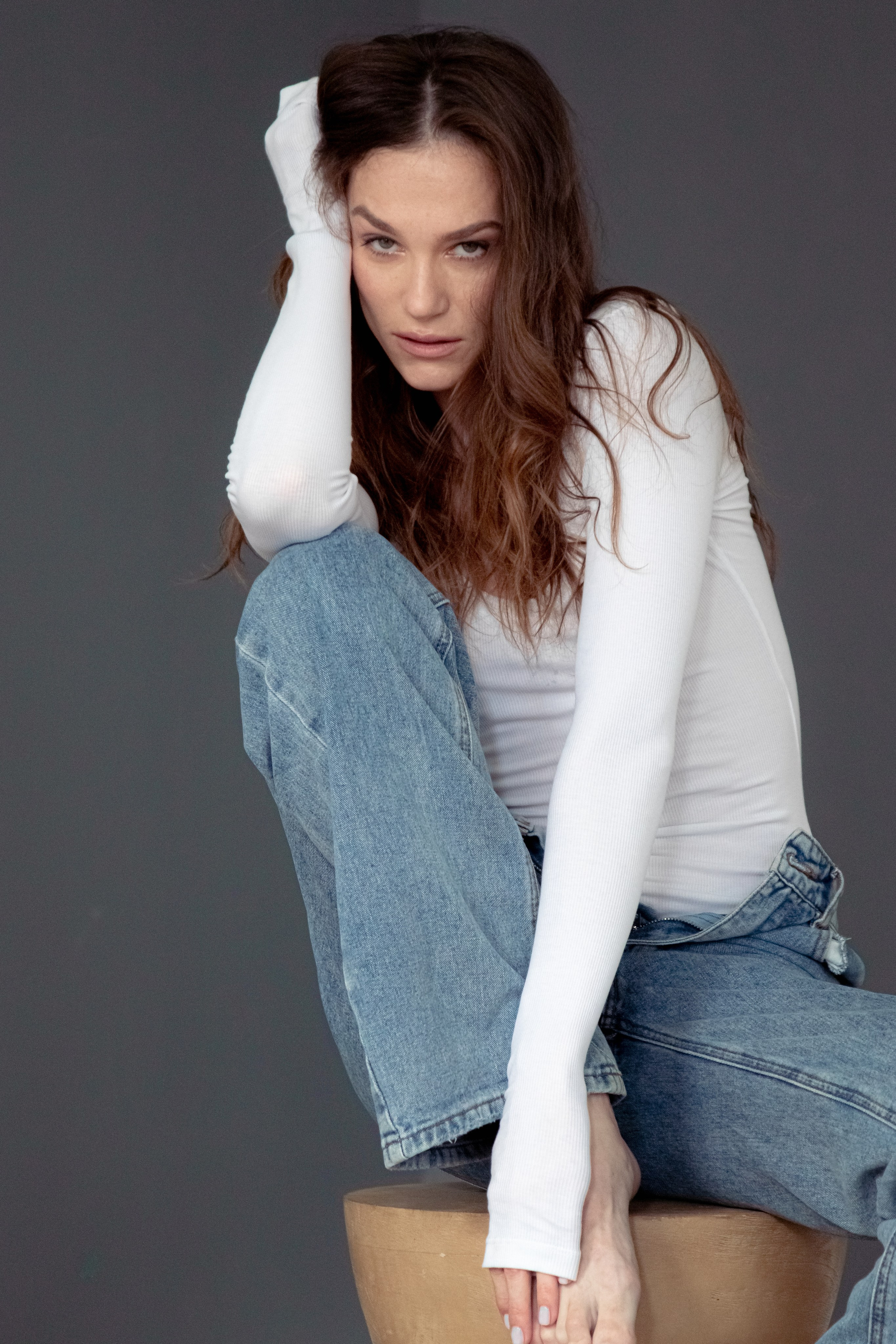 Фотокарточки с воркшопа на котором Анхен показывала мастерство позиров. Портретный и пейзажный фотограф Никита Павлов