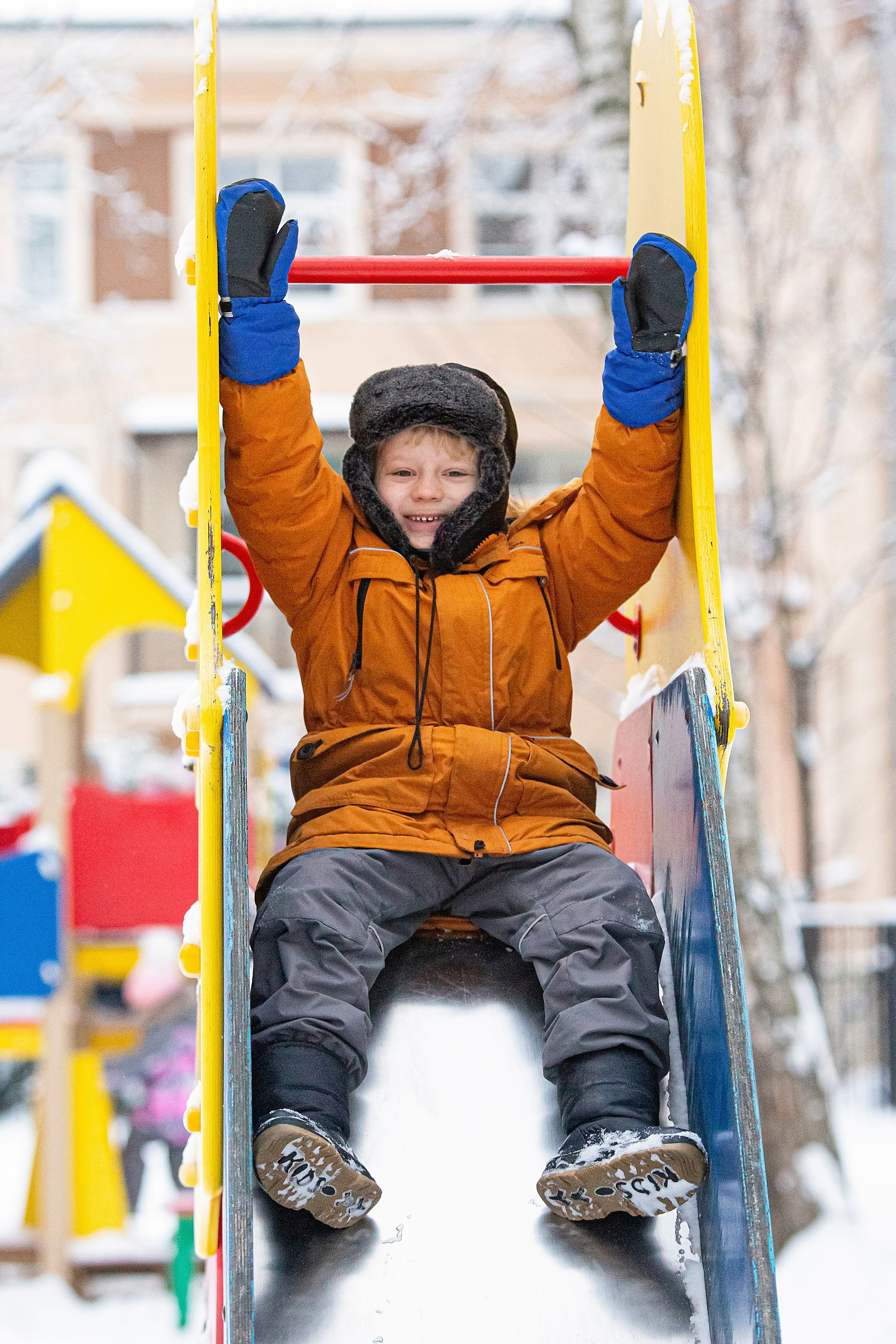 Зима в детском саду. Свадебный, семейный, детский фотограф в Санкт-Петербурге