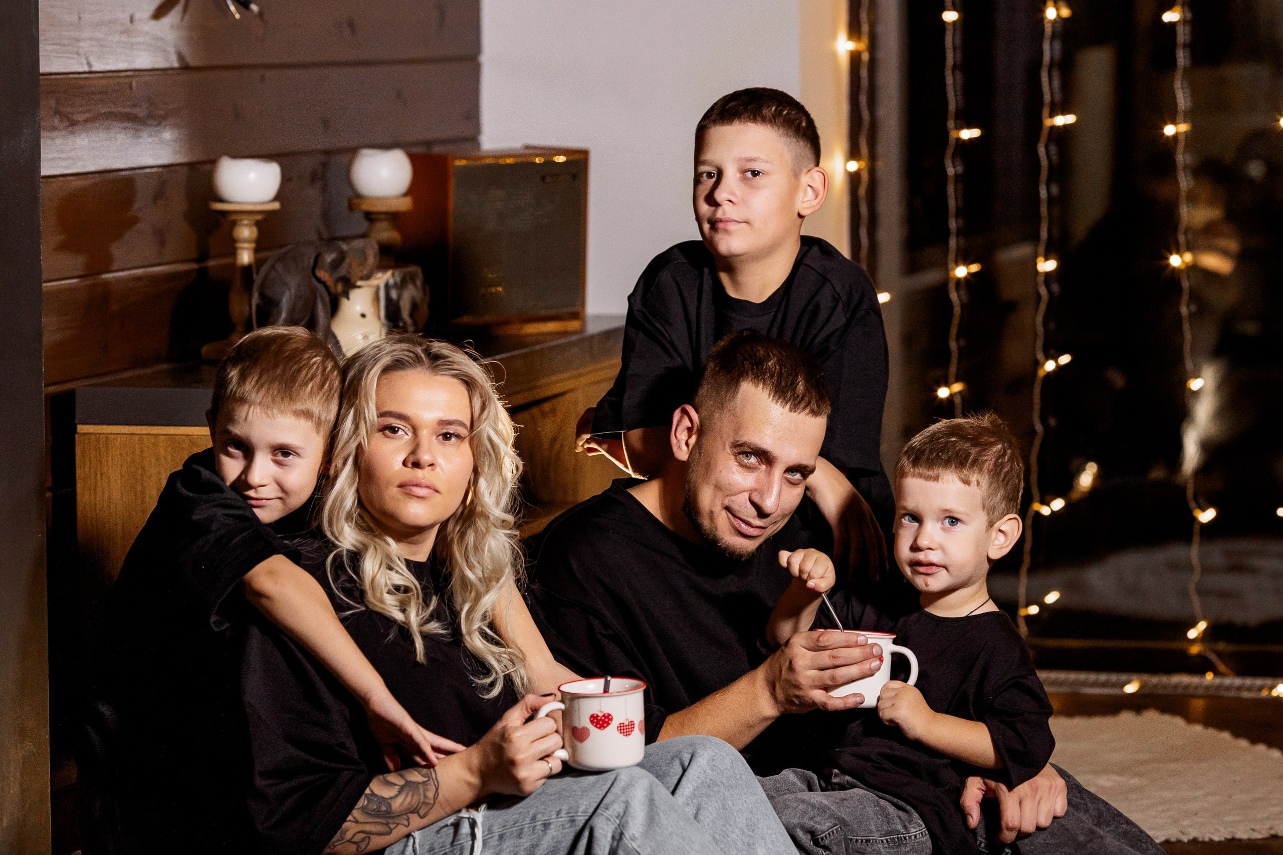 Эдуард и Дарья с сыновьями. Свадебный и семейный фотограф в Челябинске Юлия Ишимова