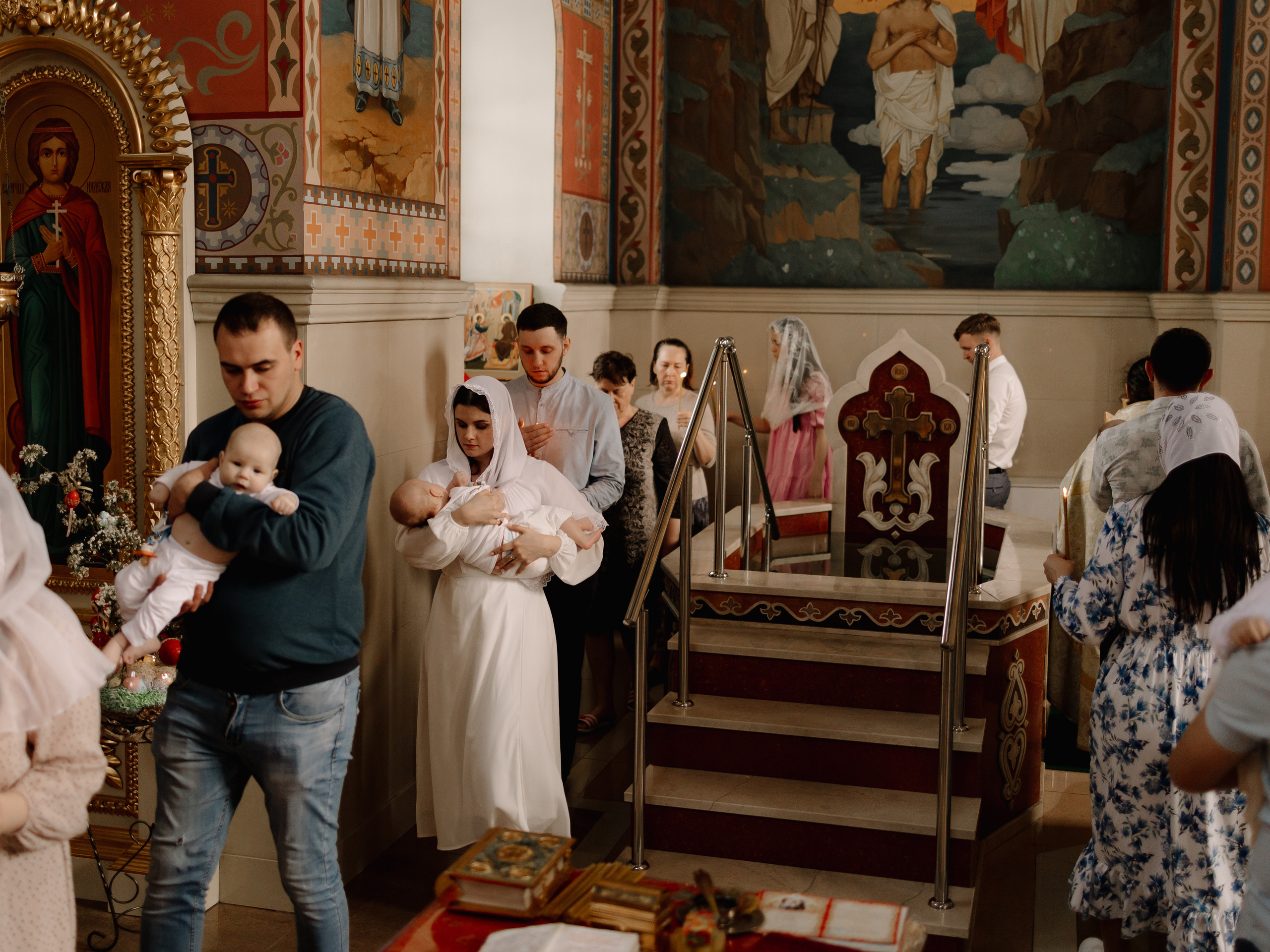 Крещение Мирона. Семейный фотограф в Краснодаре Храмова Анна