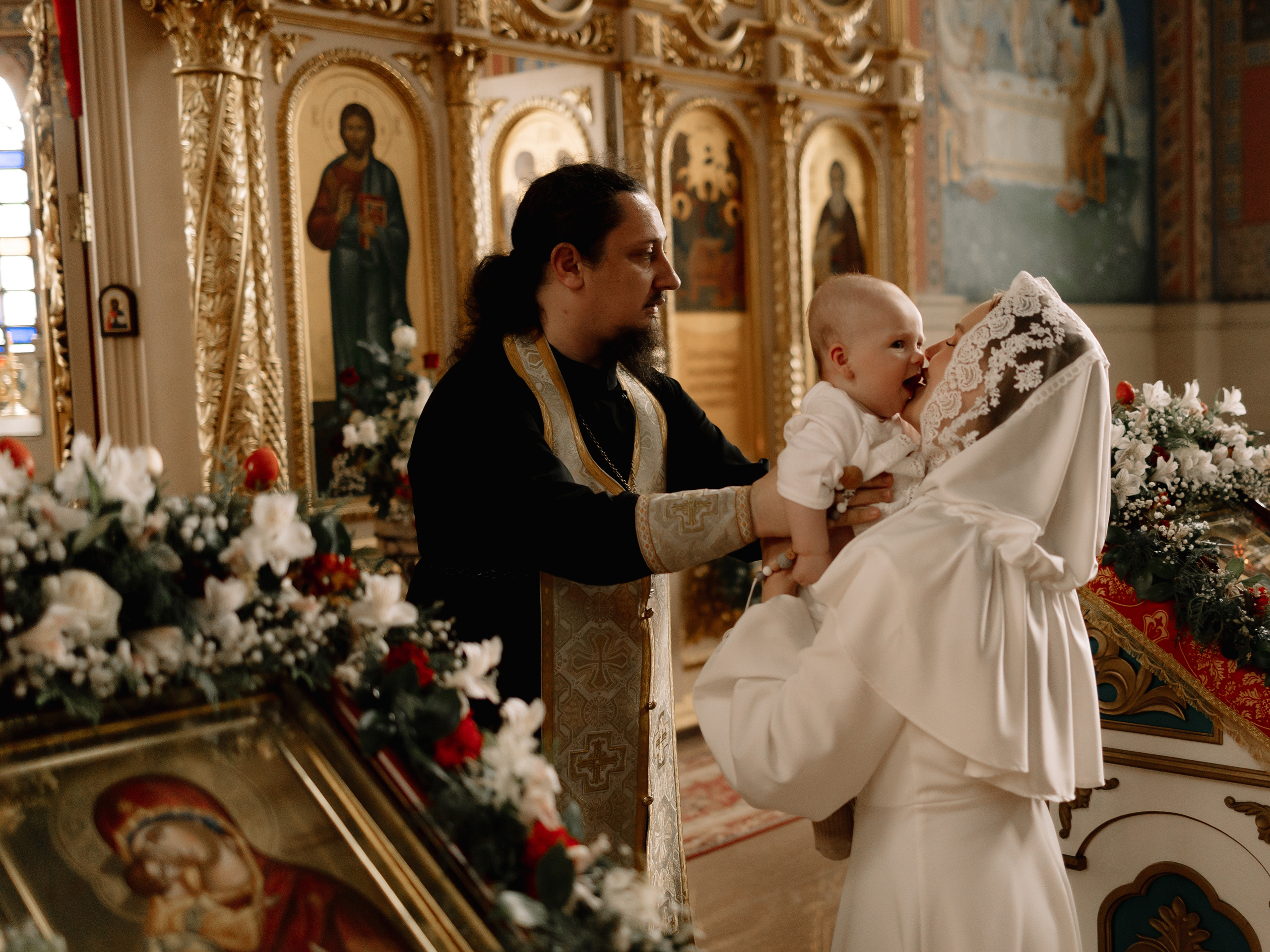 Крещение Мирона. Семейный фотограф в Краснодаре Храмова Анна