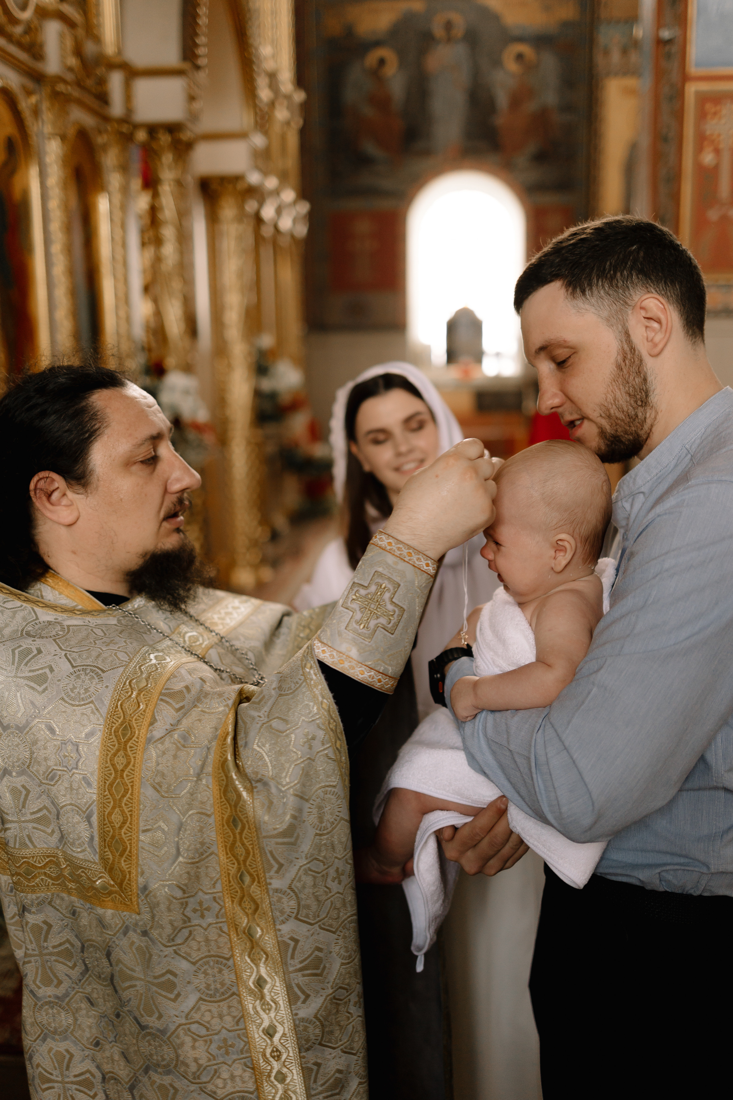 Крещение Мирона. Семейный фотограф в Краснодаре Храмова Анна