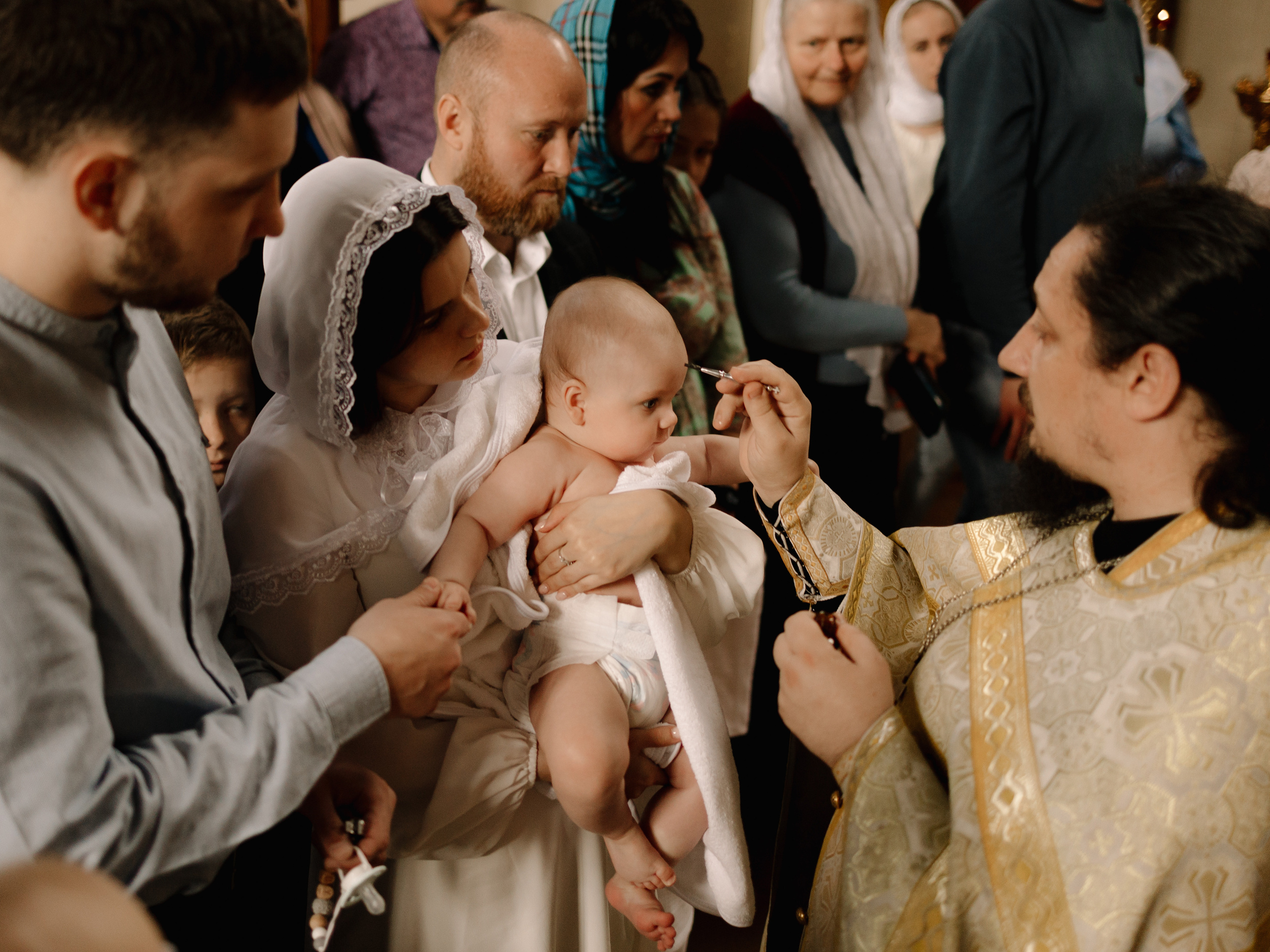 Крещение Мирона. Семейный фотограф в Краснодаре Храмова Анна