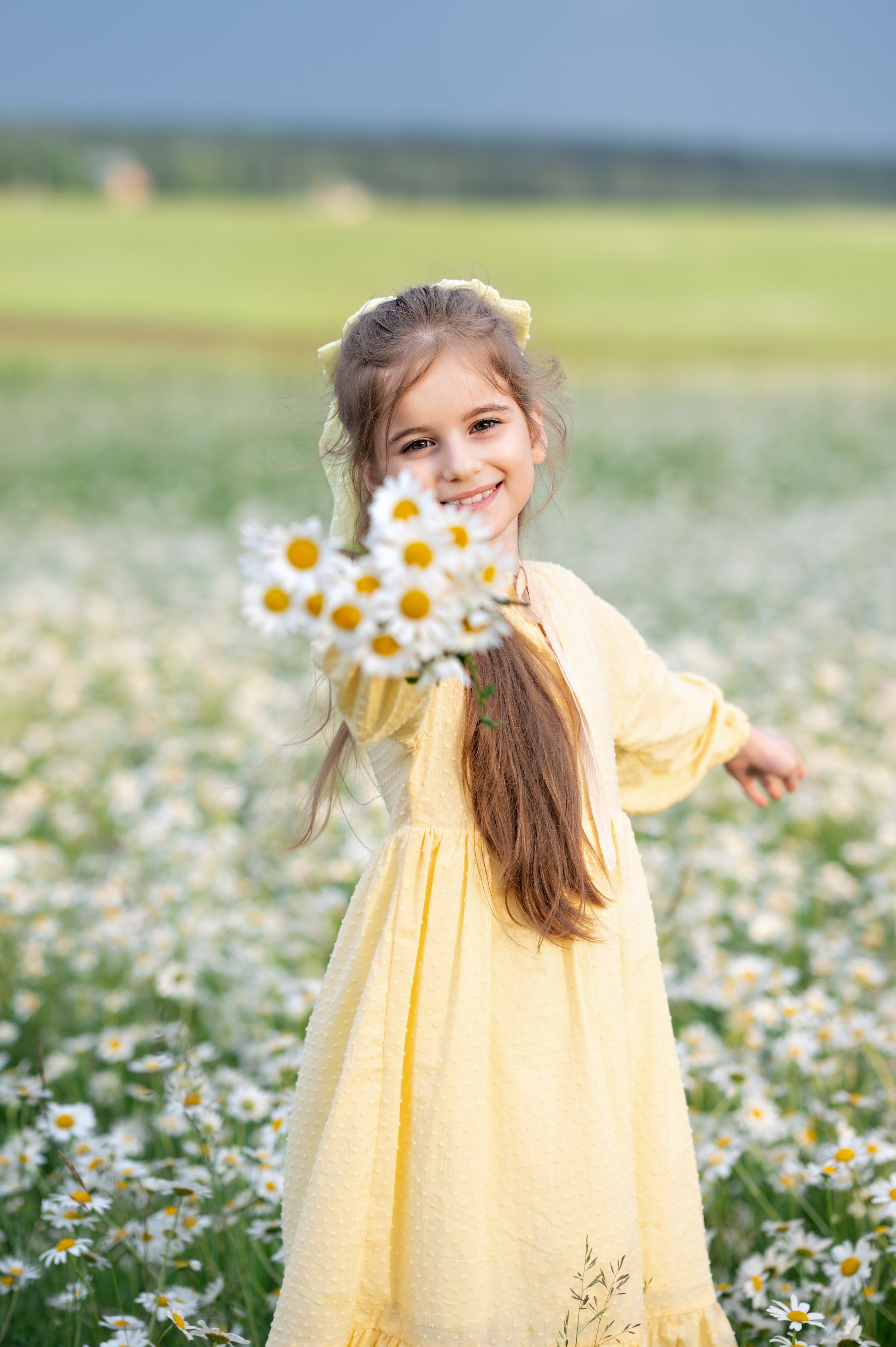 Ромашковое поле. Детский и семейный фотограф г. Москва Оксана Катаджи