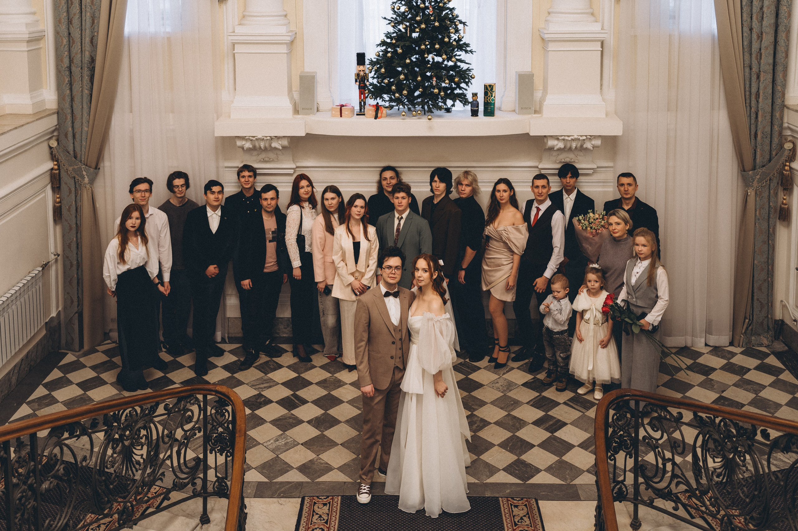 СВАДЕБНАЯ СЬЕМКА ВО ВТОРОМ ДВОРЦЕ С ГОСТЯМИ И ПРОГУЛКА В ТАВРИЧЕСКОМ САДУ. Профессиональный фотограф, Санкт-Петербург — Виктория Богомолова