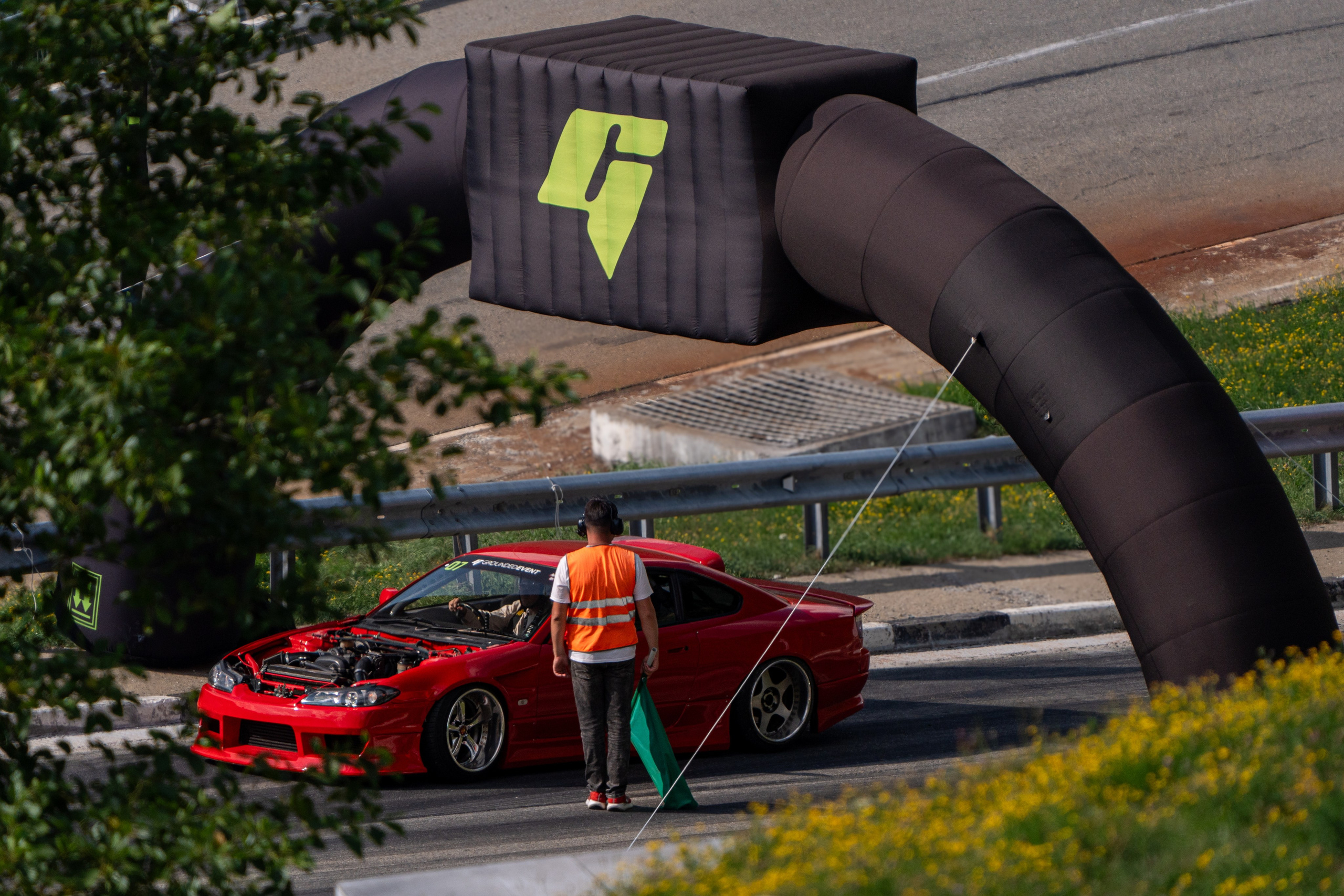 Автомобильные дрифт-гонки в рамках фестиваля Grounded 2024. Репортажный фотограф в Красной Поляне и Сочи Павлюченко Екатерина