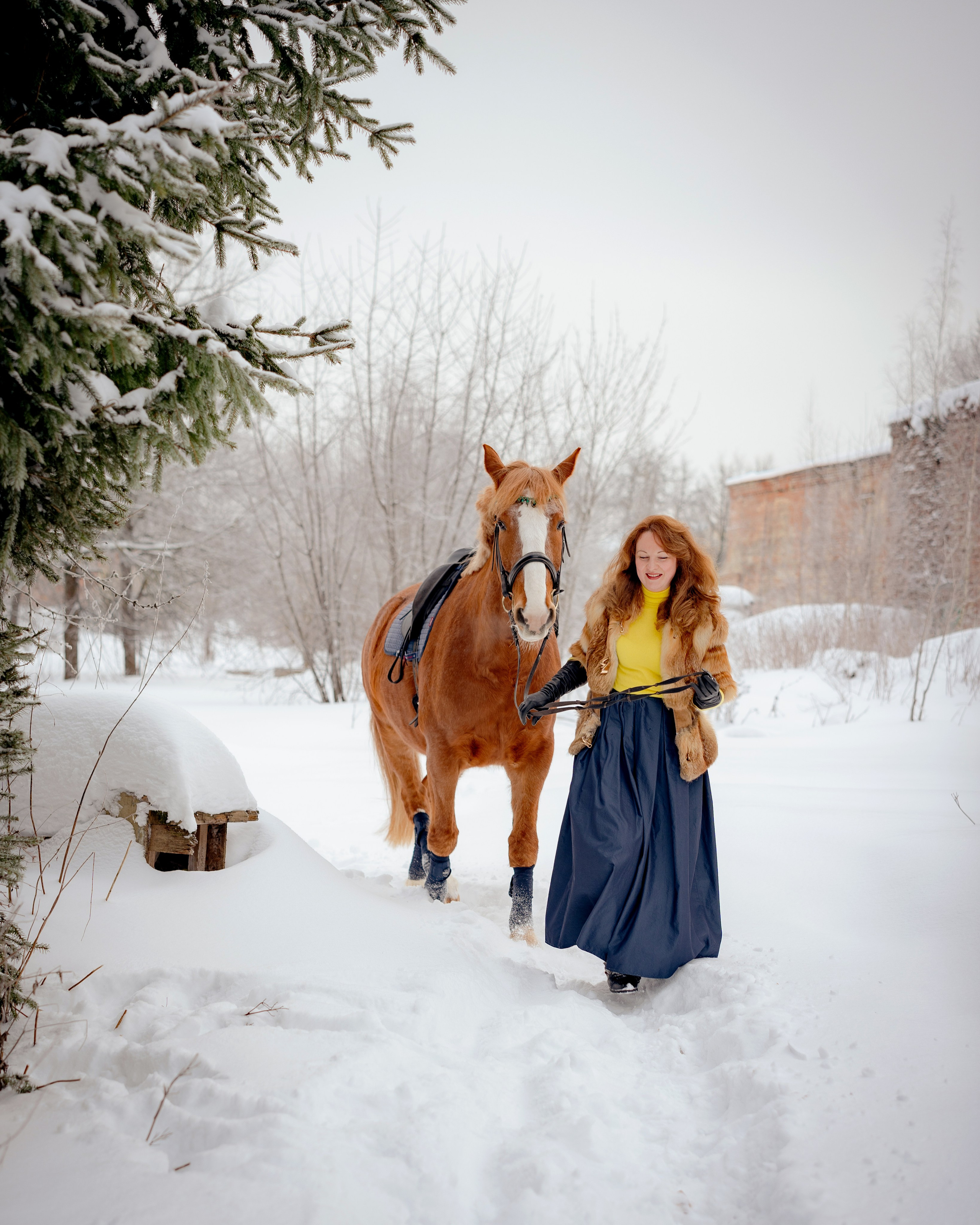 Ольга и Любимчик. Портретный и семейный фотограф в Москве/Видное