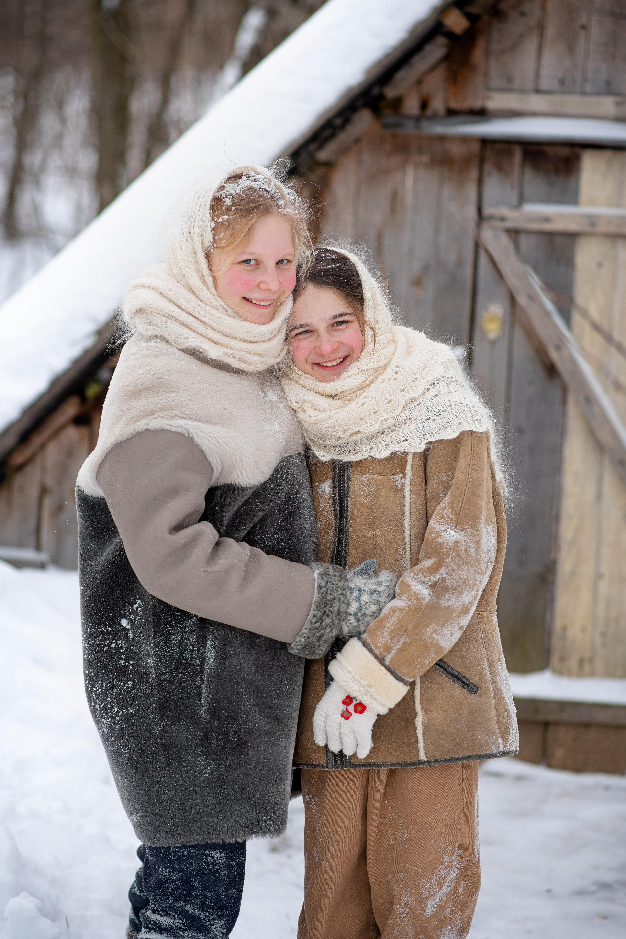 Тематическая семейная фотосессия в деревне. Семейный и детский фотограф в Туле Светлана Воронкова