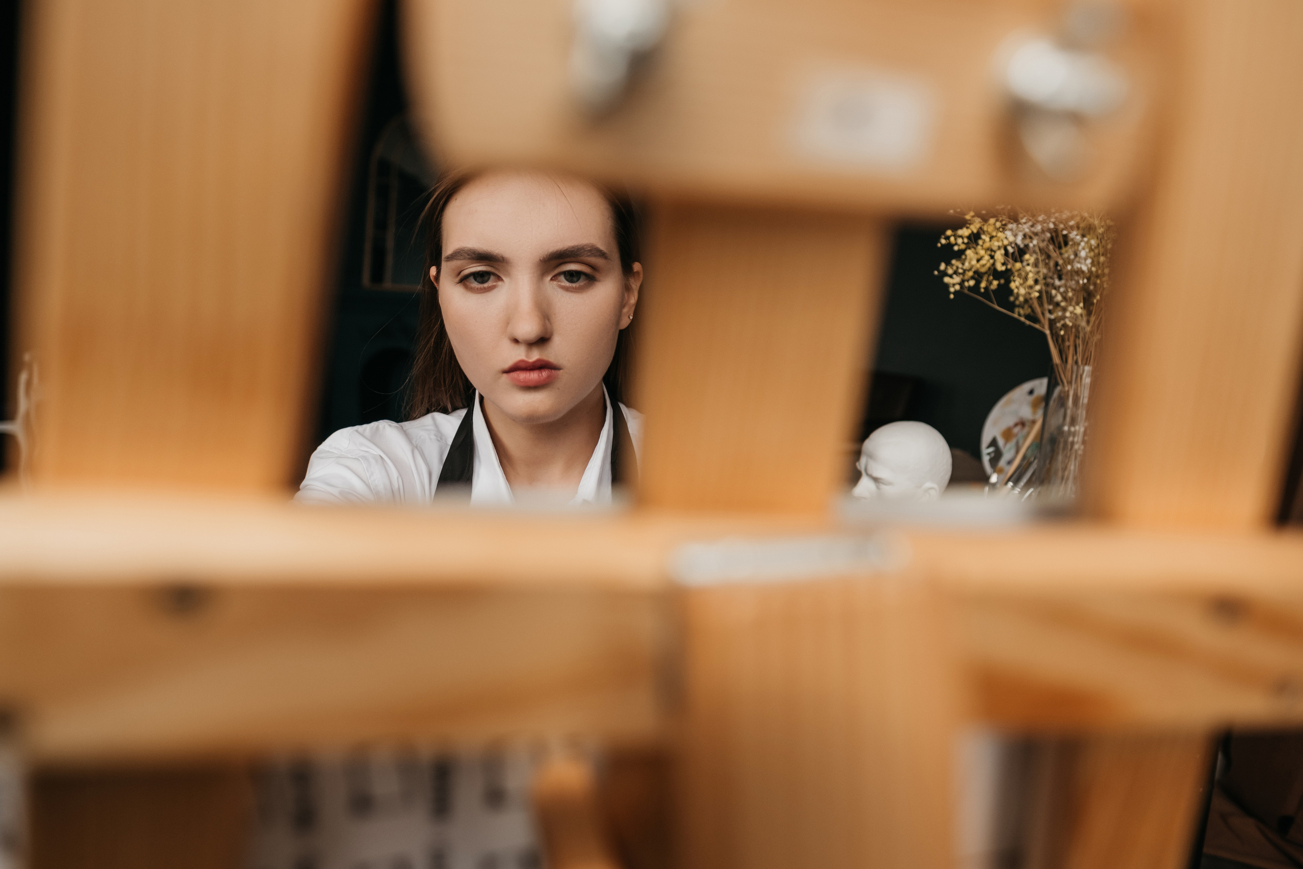 Индивидуальная портретная фотосессия в студии зимой. Свадебный и семейный фотограф в Ульяновске Анастасия Мышенкова