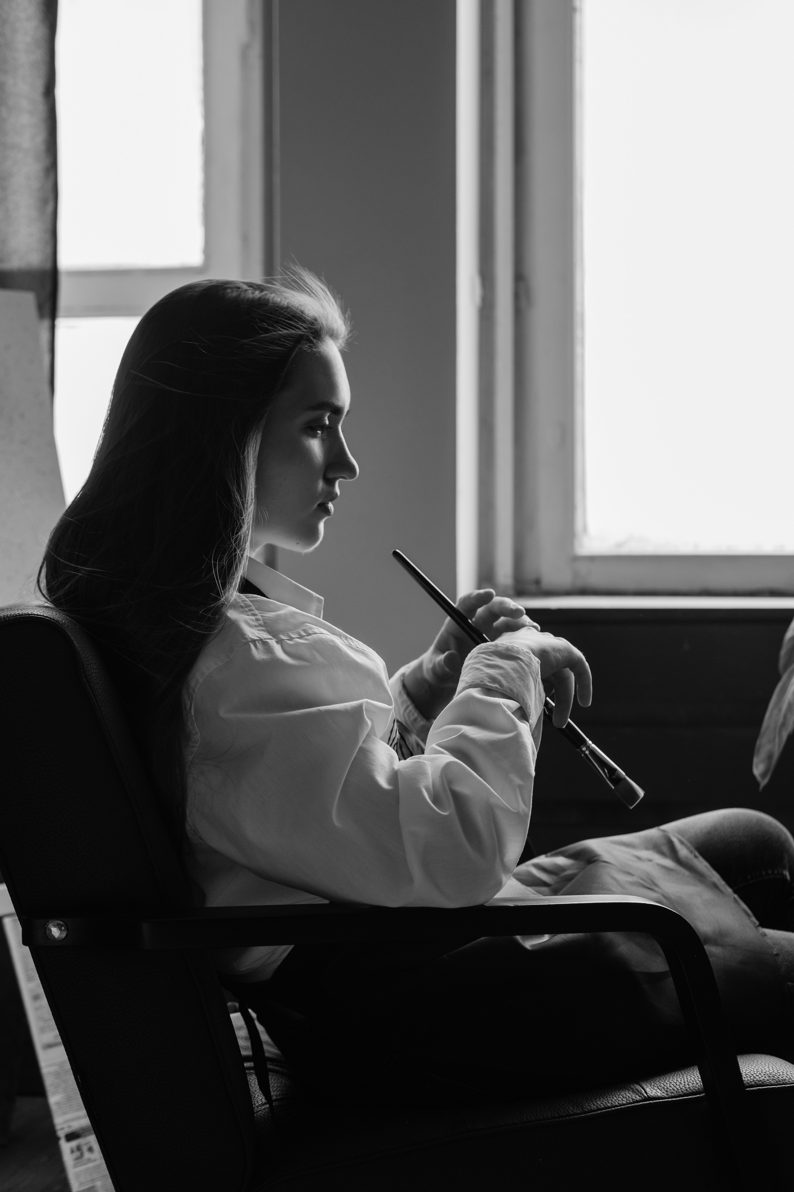 Индивидуальная портретная фотосессия в студии зимой. Свадебный и семейный фотограф в Ульяновске Анастасия Мышенкова